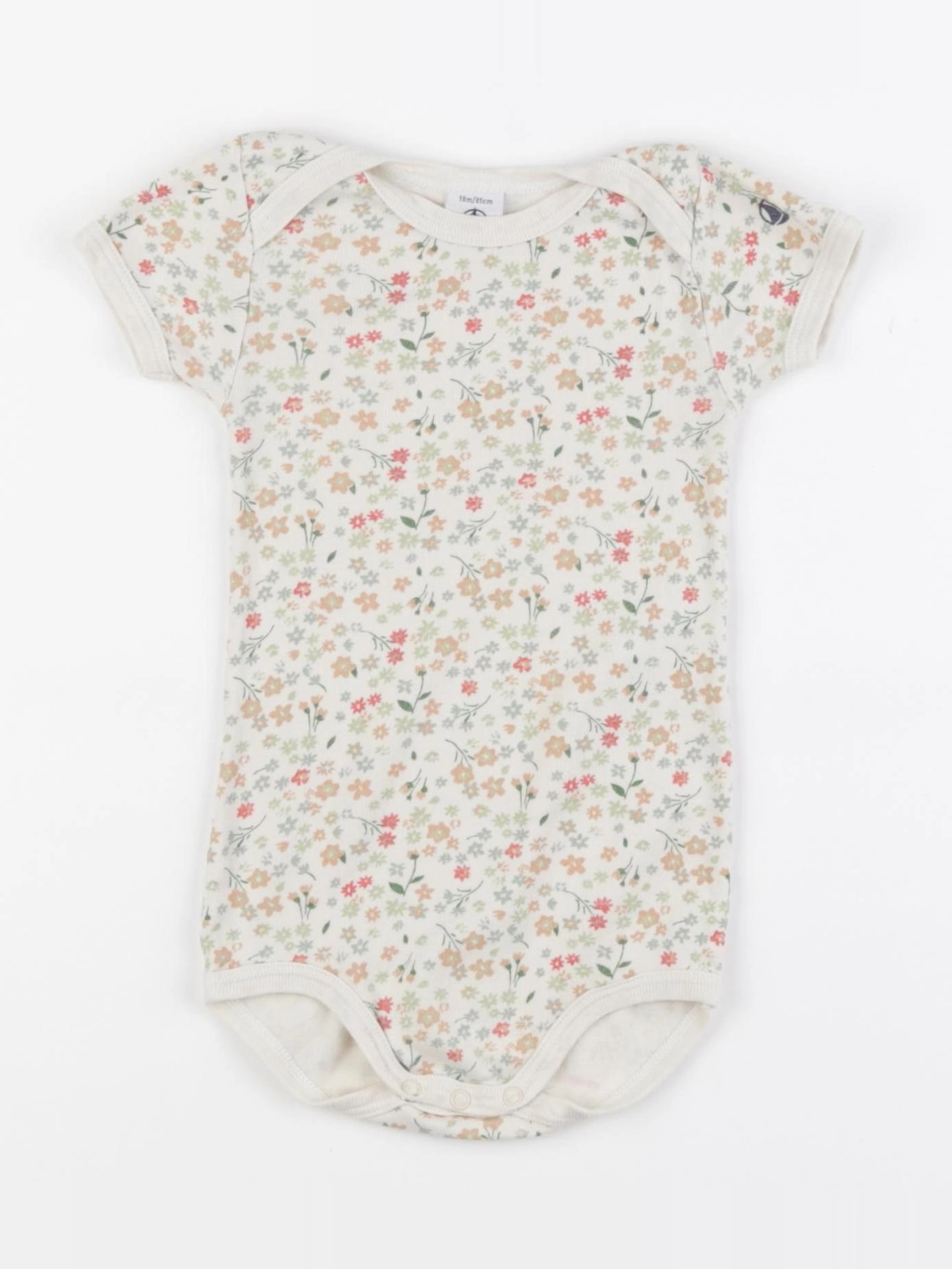 Petit Bateau - body multicolore - 18 mois