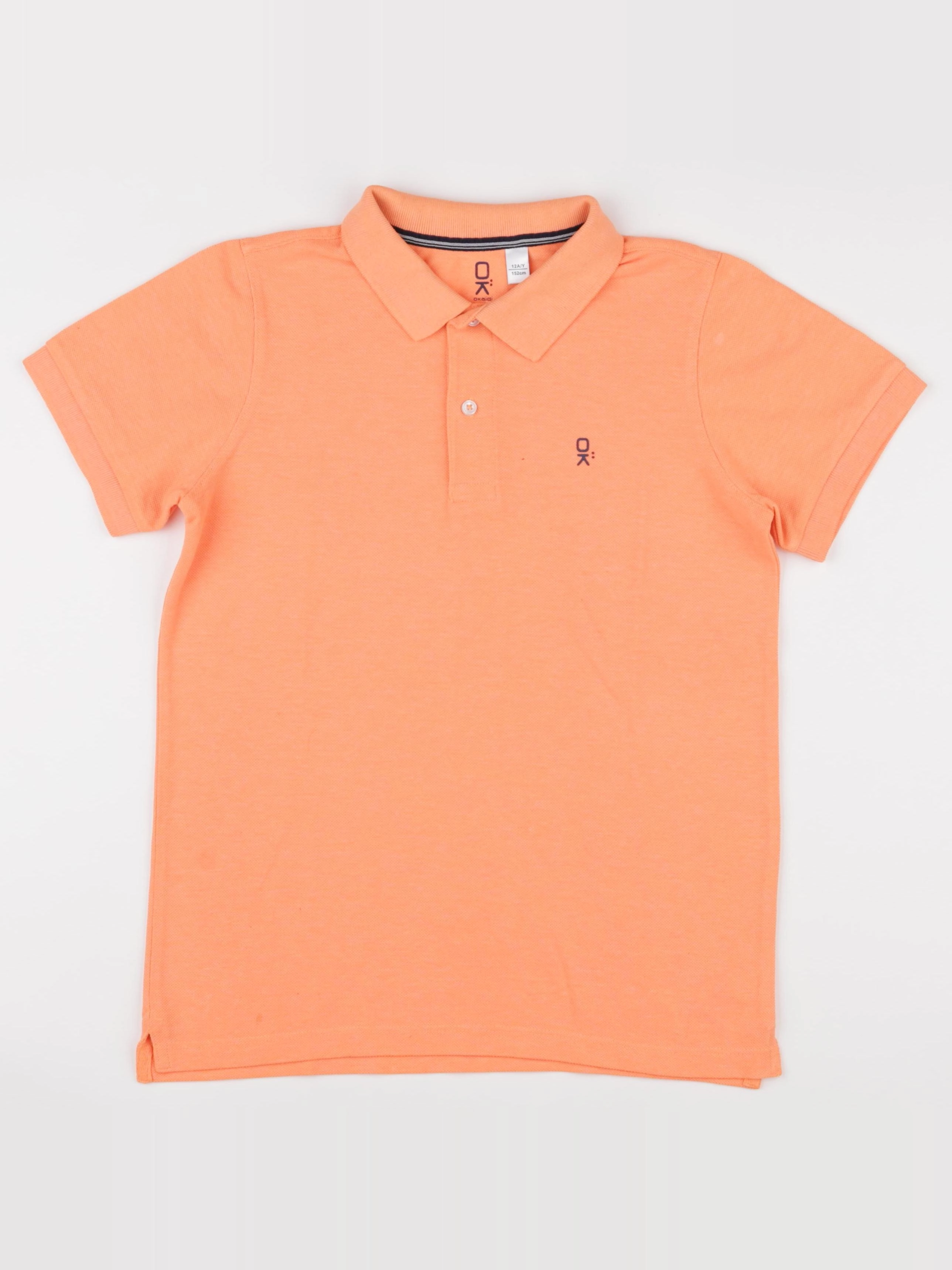 Okaidi - polo orange - 12 ans