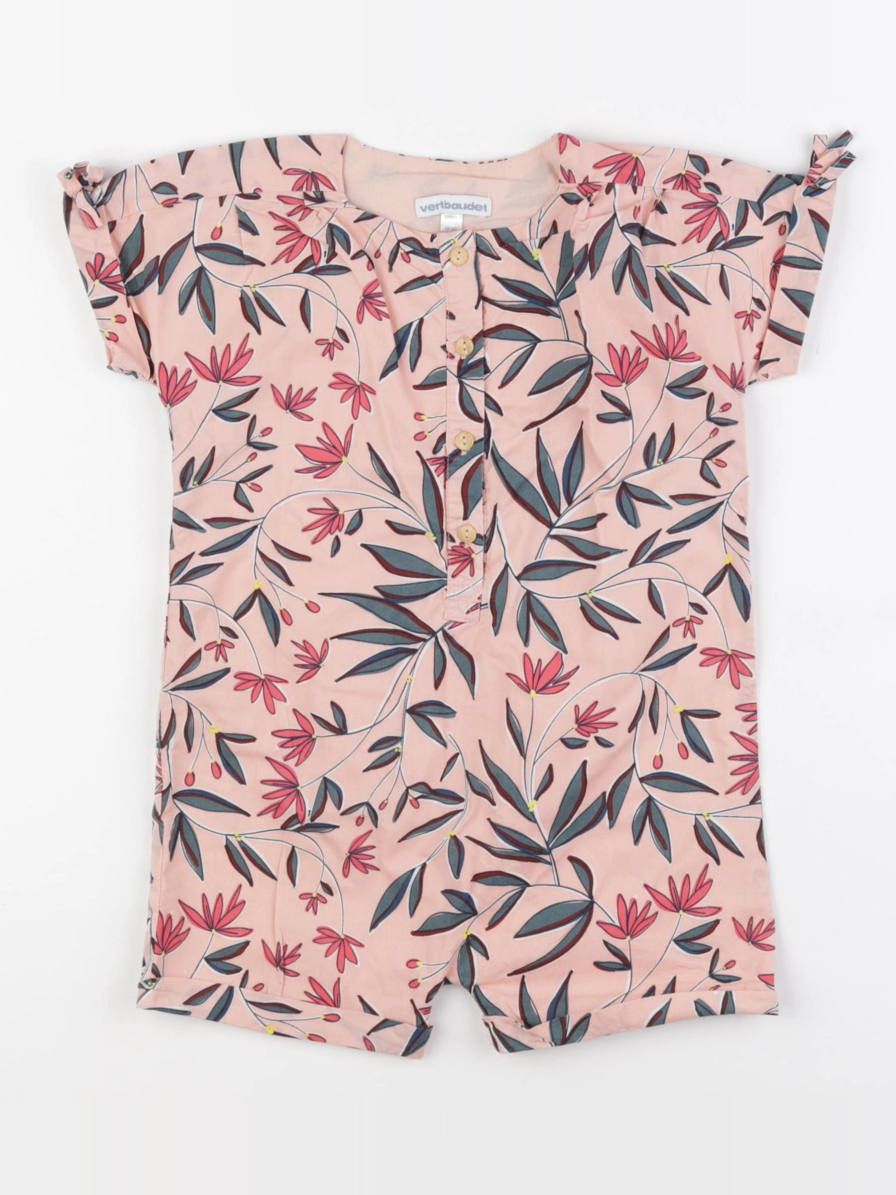 Vertbaudet - combinaison rose - 3 ans