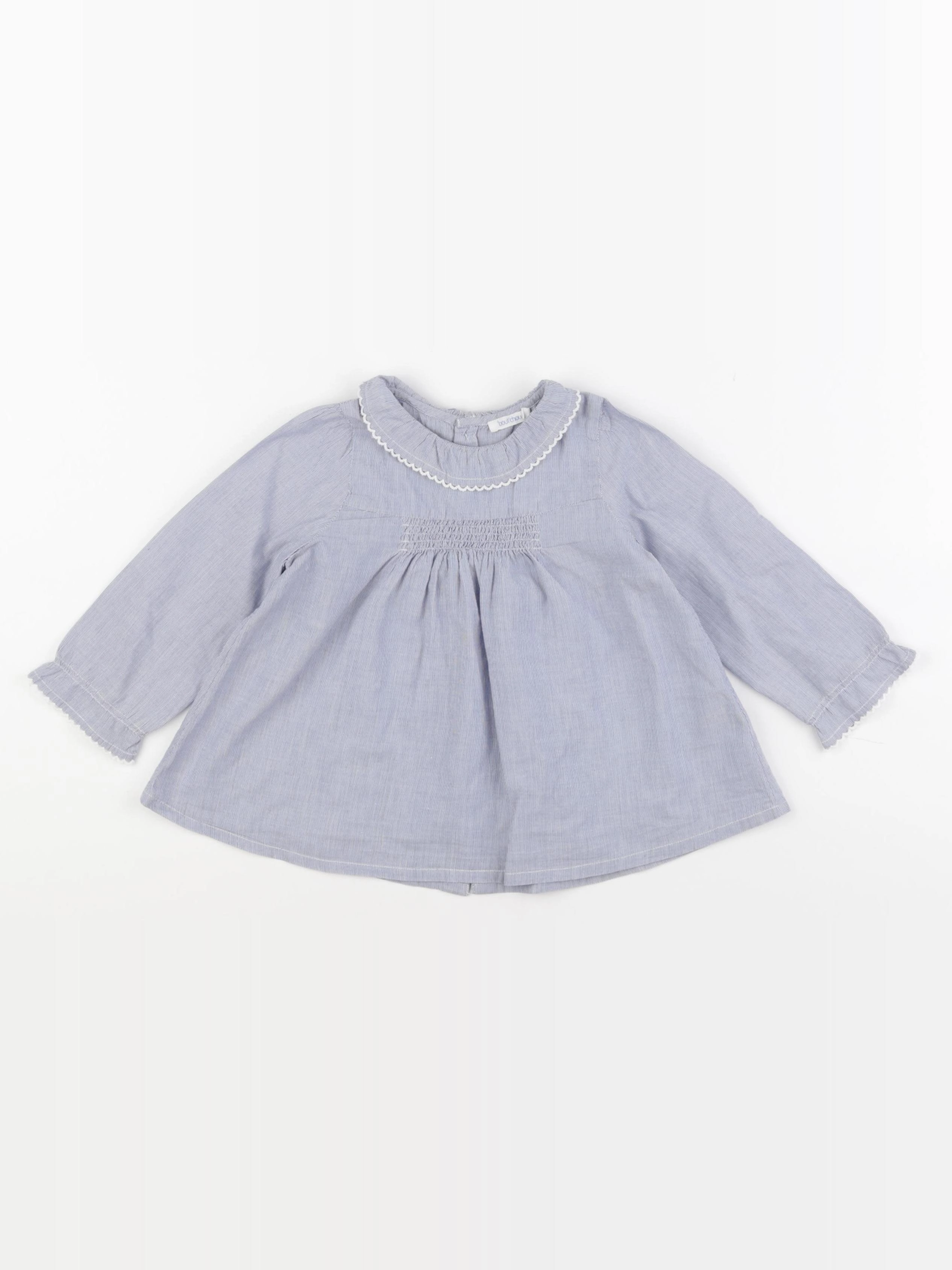 Boutchou - blouse bleu - 18 mois