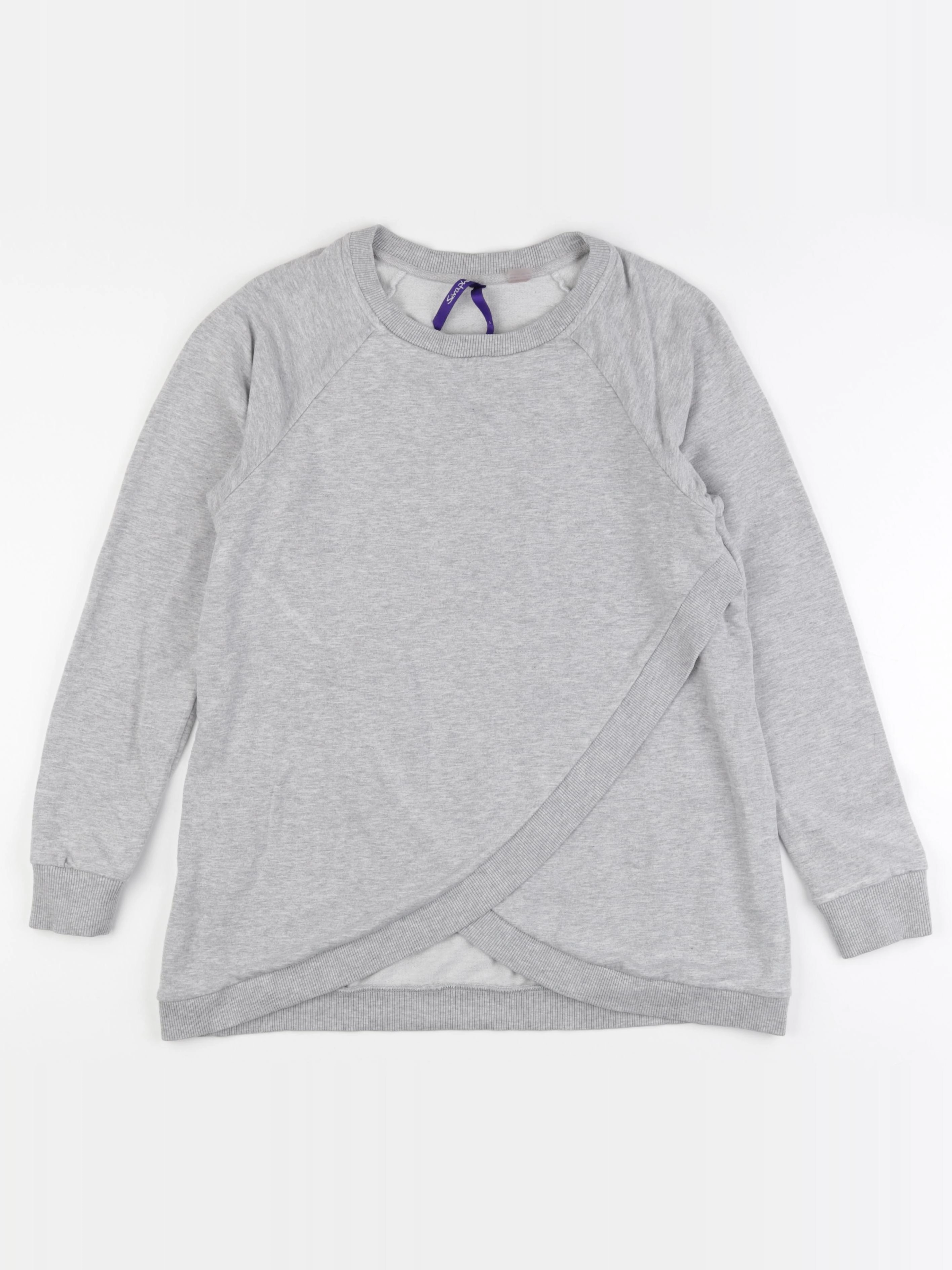Seraphine - sweat allaitement, grossesse gris - s