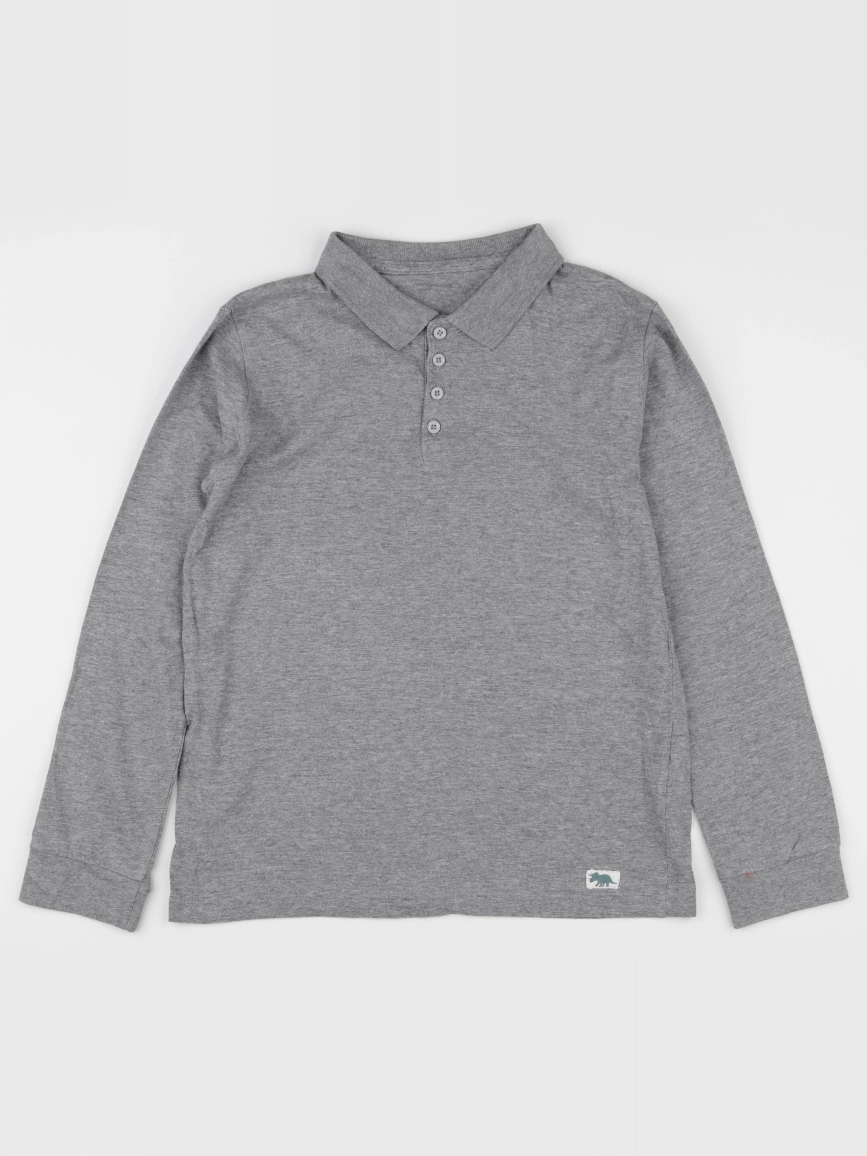 Vertbaudet - polo gris - 12 ans