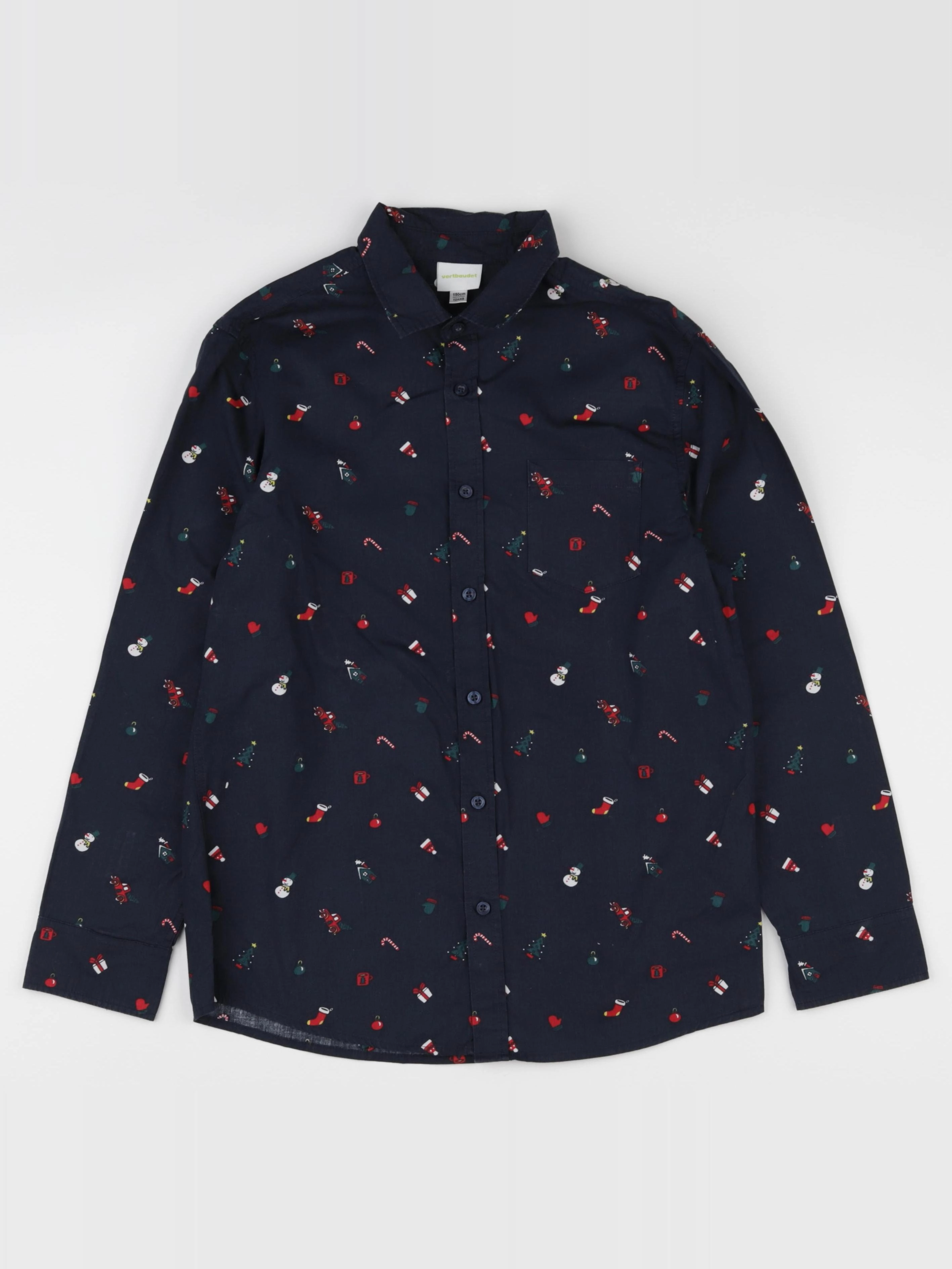 Vertbaudet - chemise bleu - 12 ans