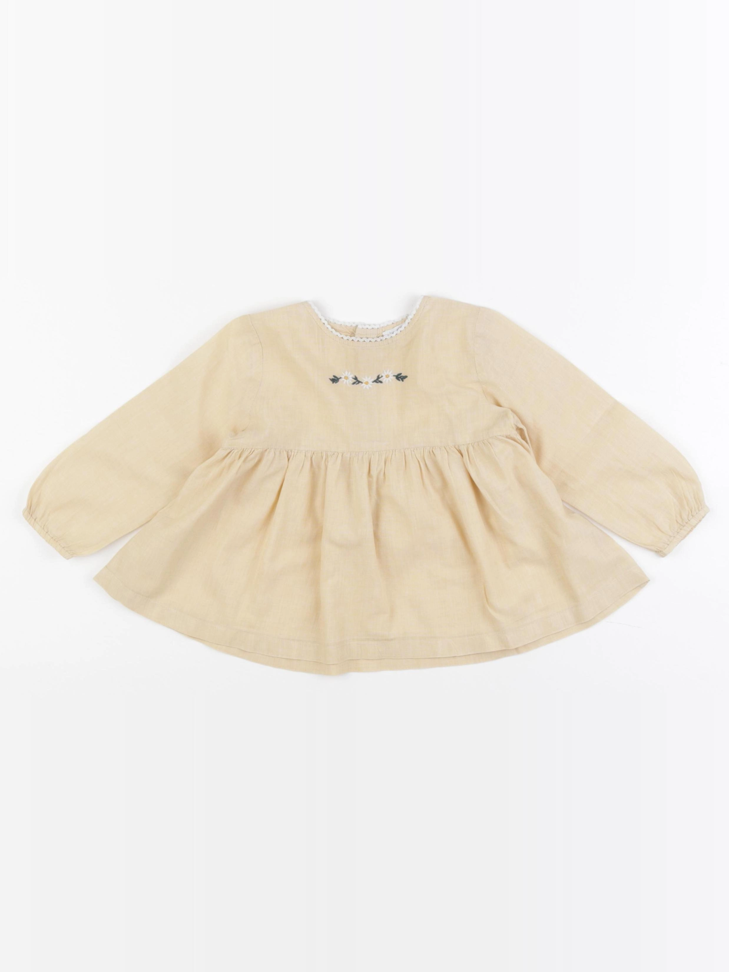 Boutchou - blouse jaune - 18 mois