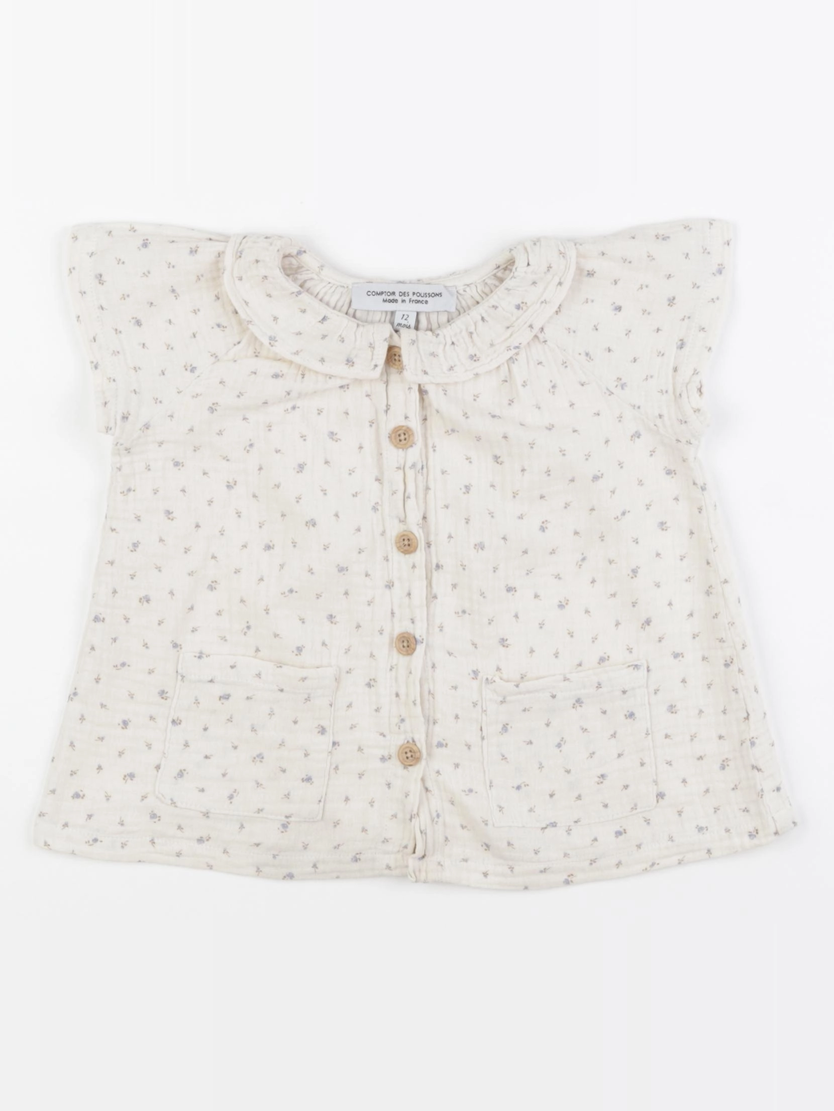 Comptoir des Polissons - blouse beige - 12 mois