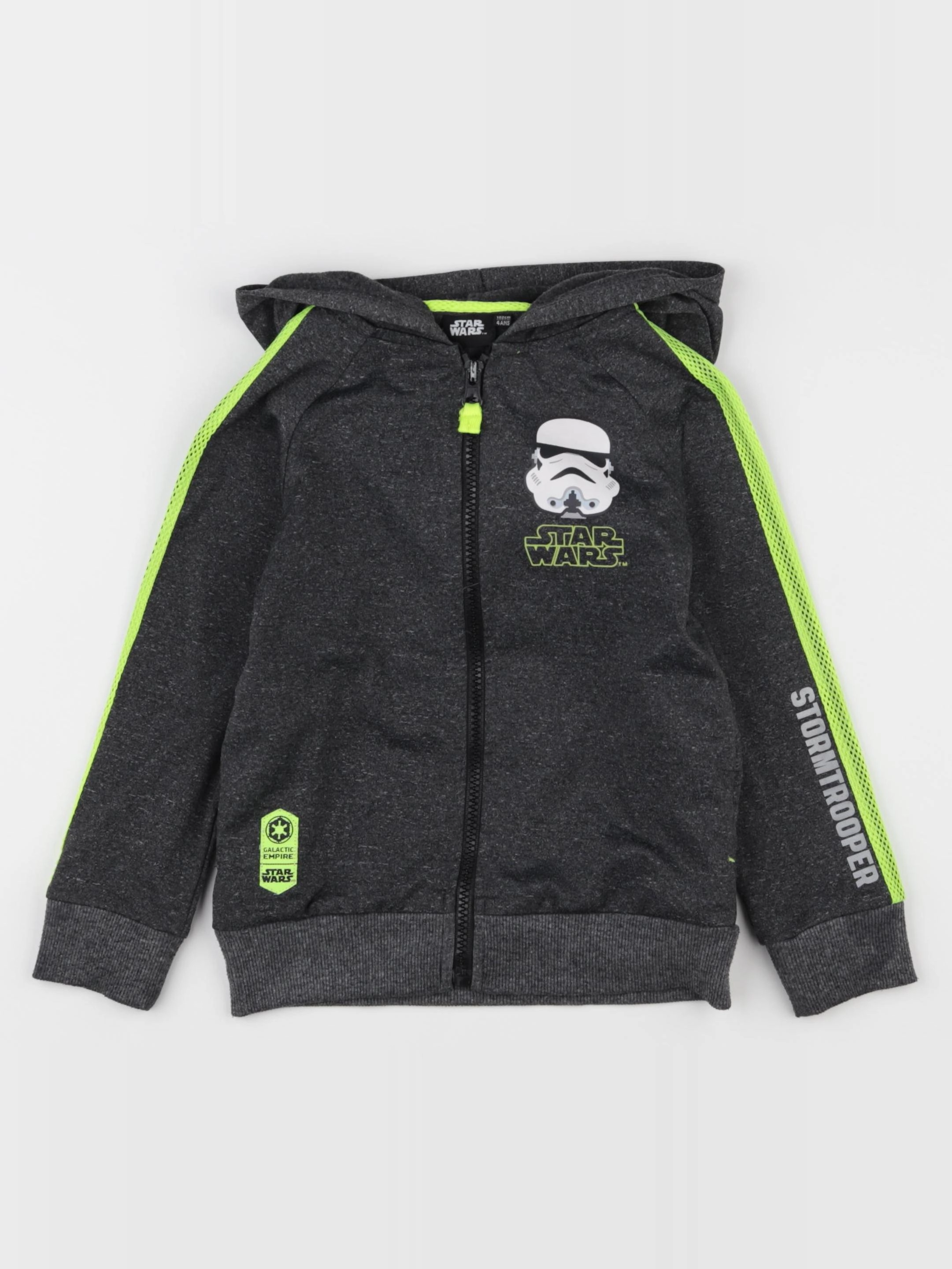 Vertbaudet - gilet gris - 4 ans