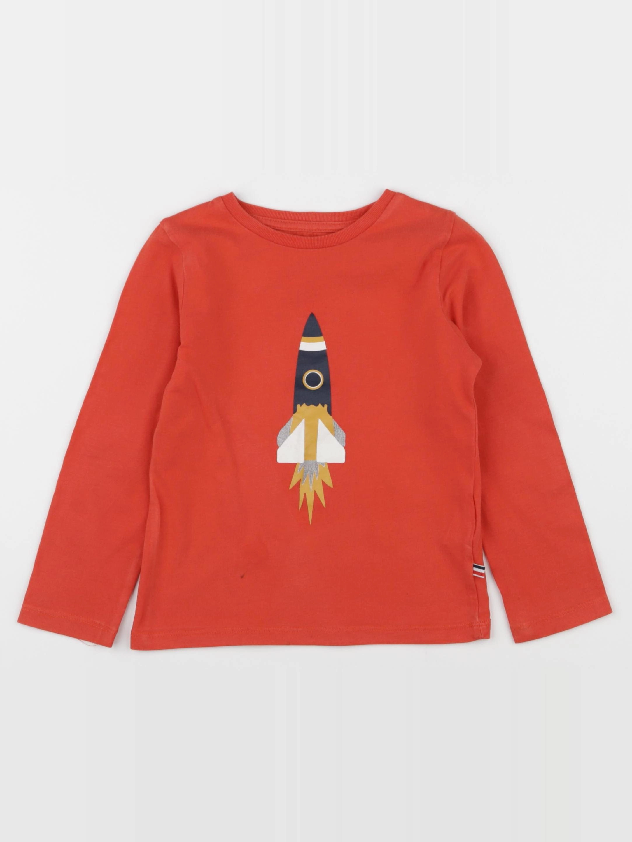 Galeries Lafayette - tee-shirt rouge - 4 ans