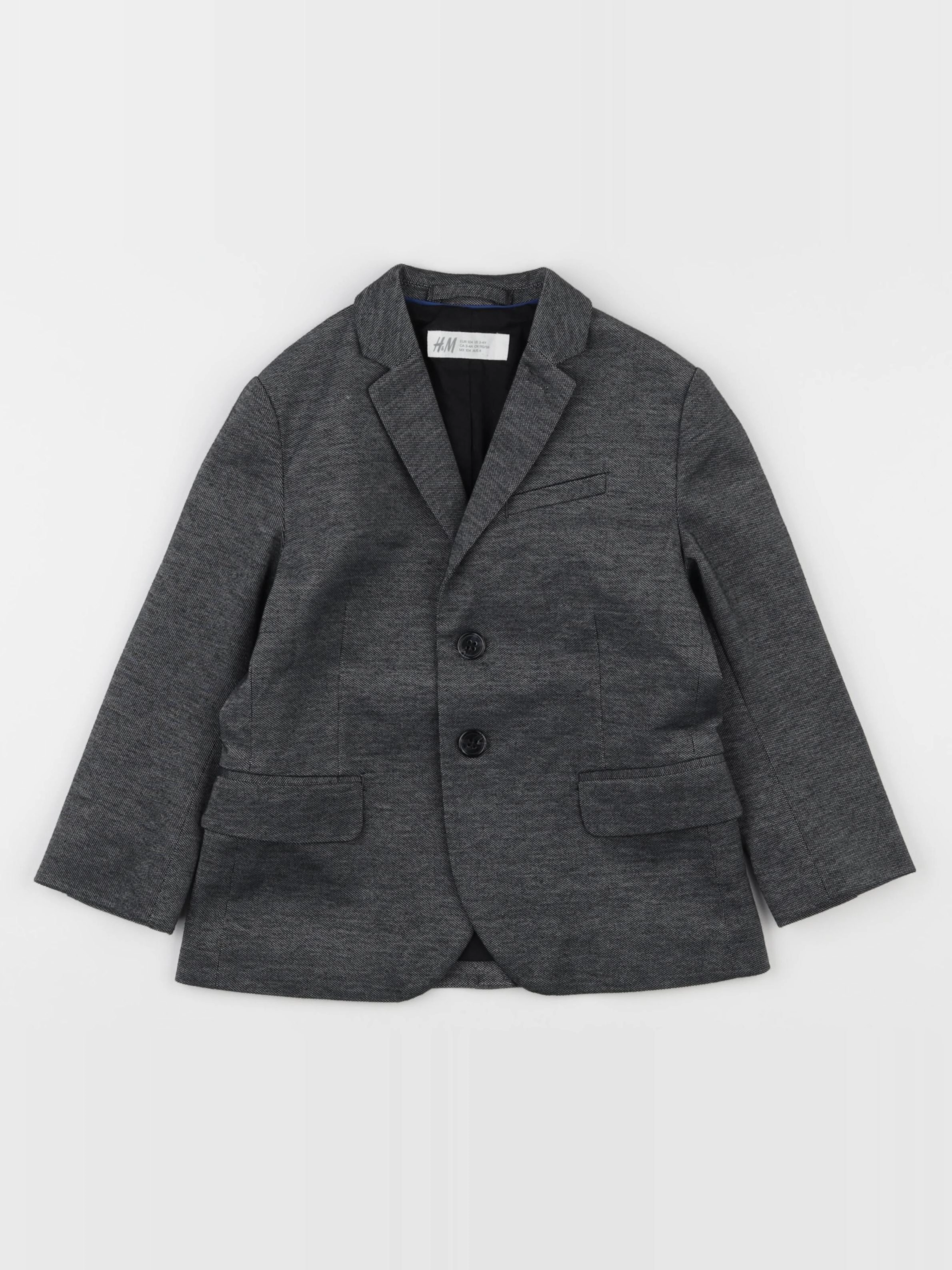 H&M - veste gris - 3/4 ans