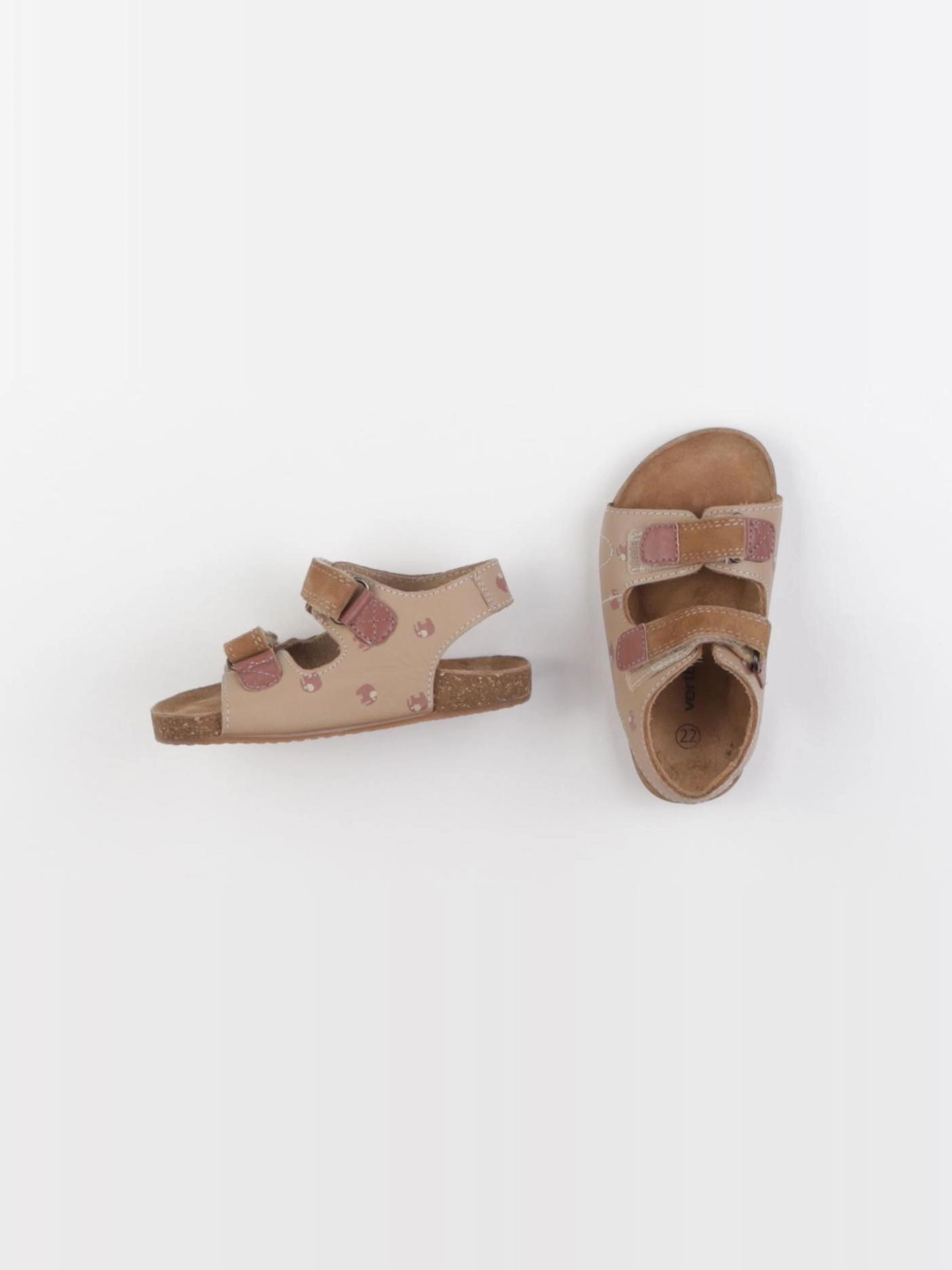 Vertbaudet - sandales marron - pointure 22