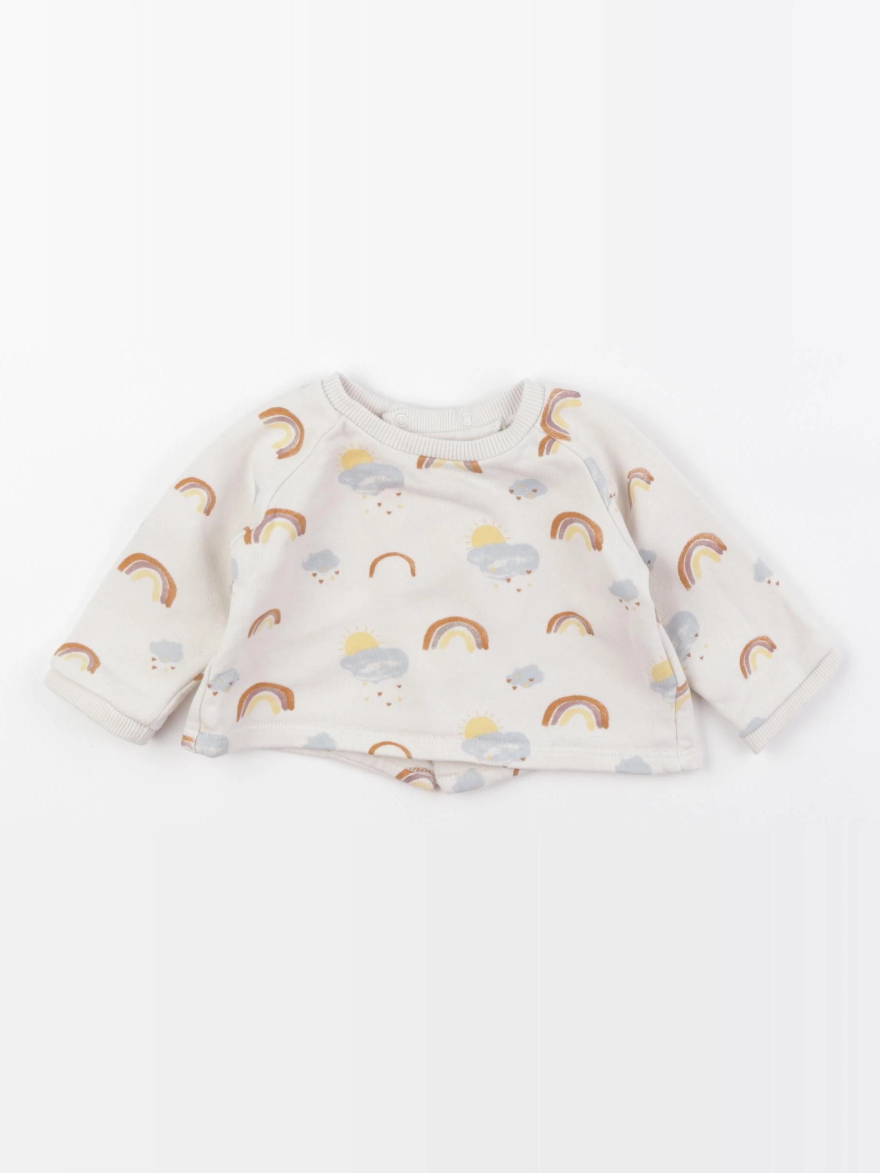 Boutchou - sweat blanc - 3 mois