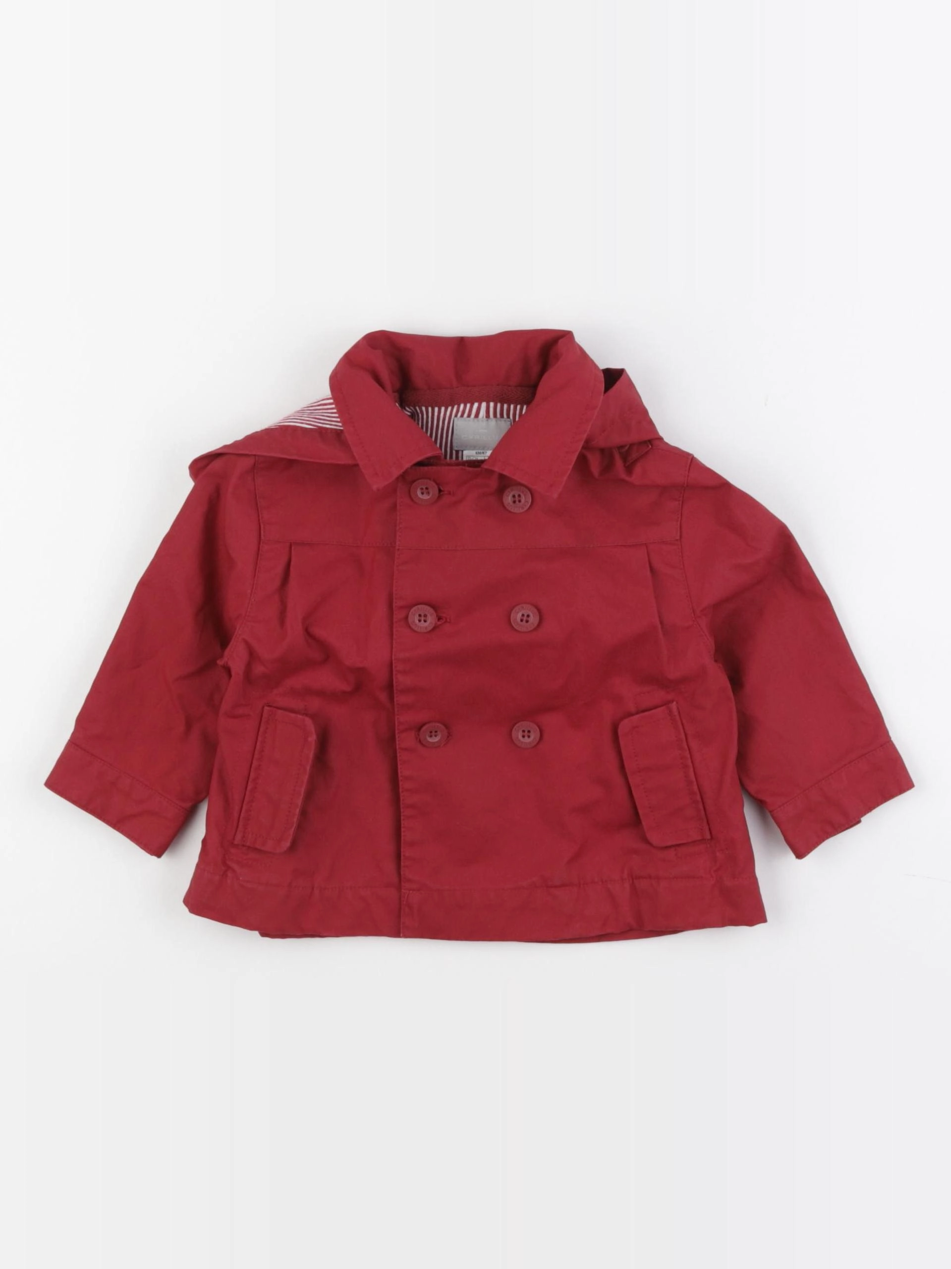 Cyrillus - imperméable rouge - 6 mois