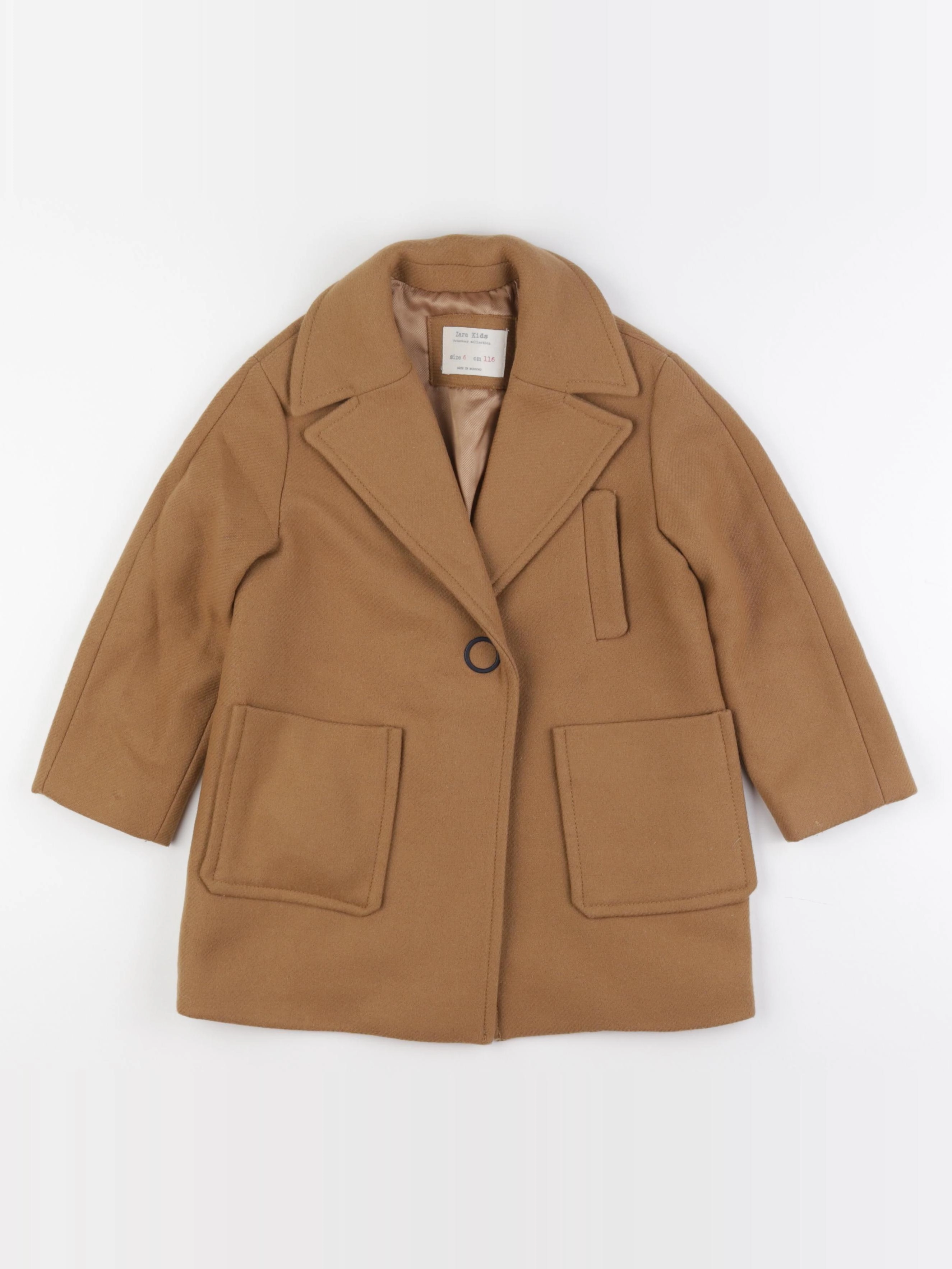 Zara - manteau marron - 6 ans