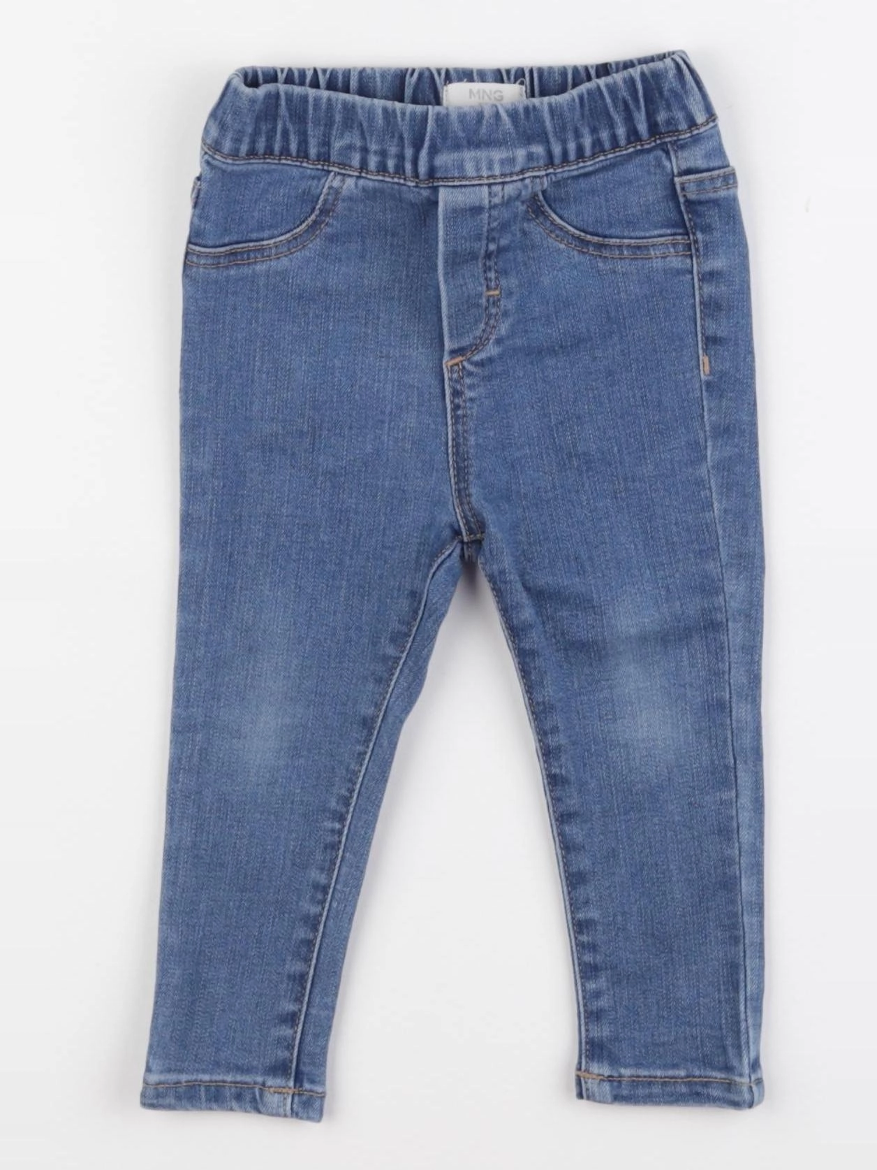 Mango - jegging bleu - 9/12 mois