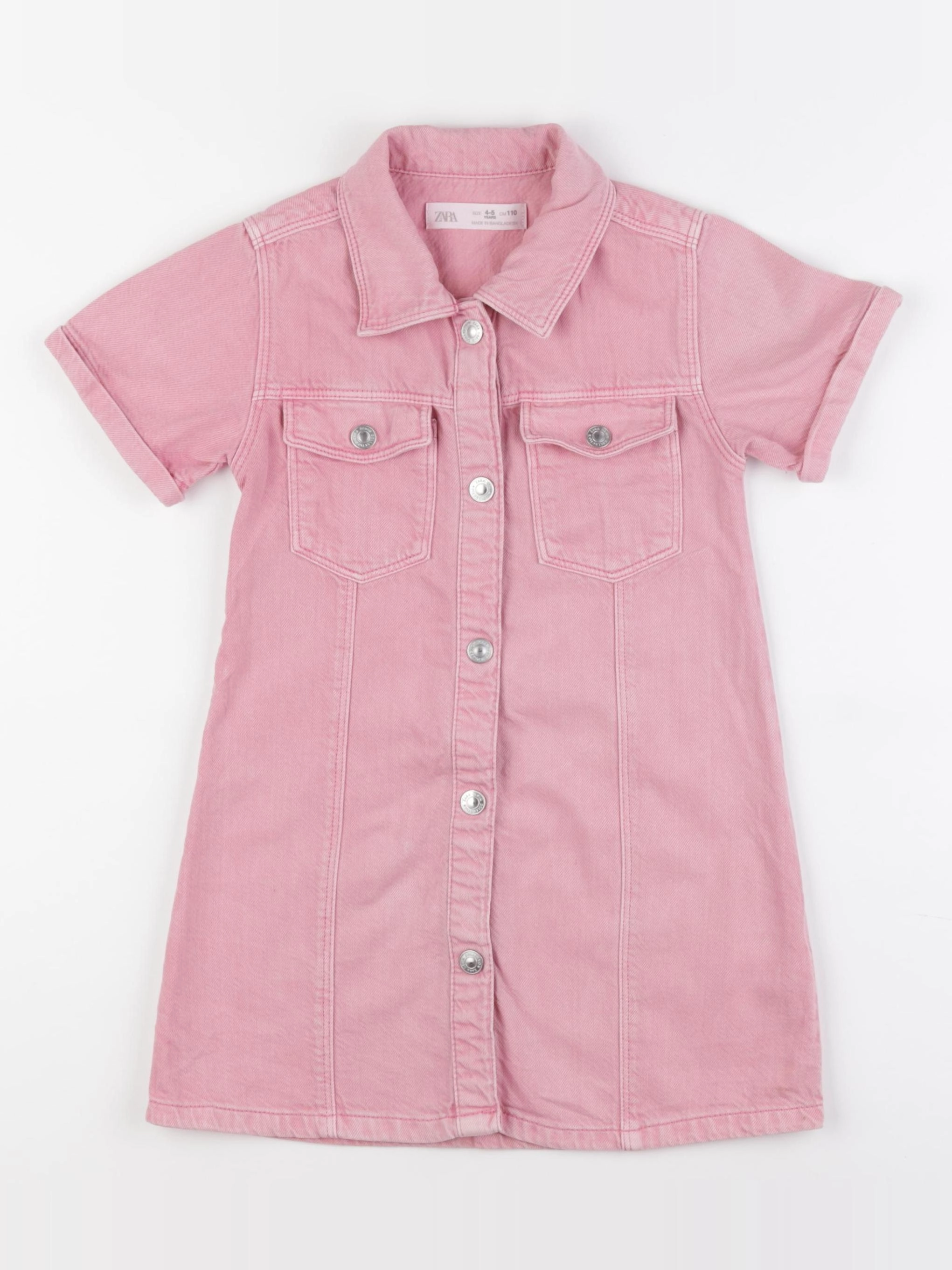 Zara - robe rose - 4/5 ans