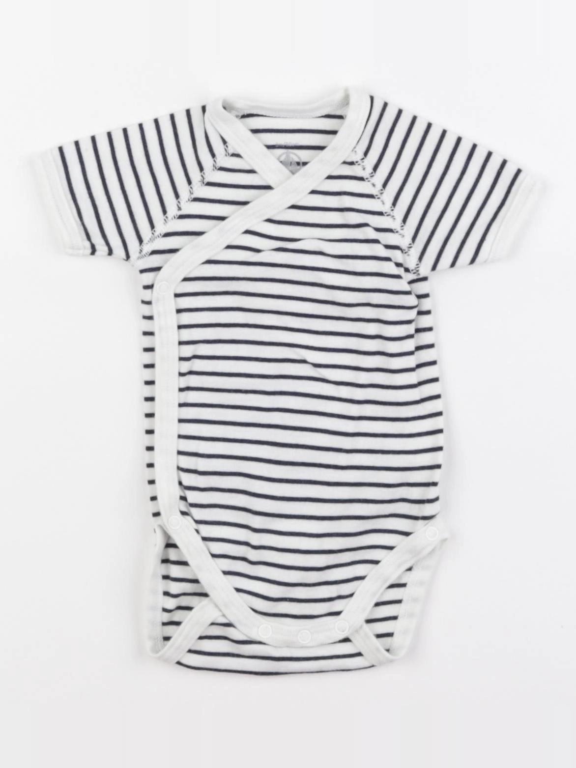 Petit Bateau - body bleu - 3 mois
