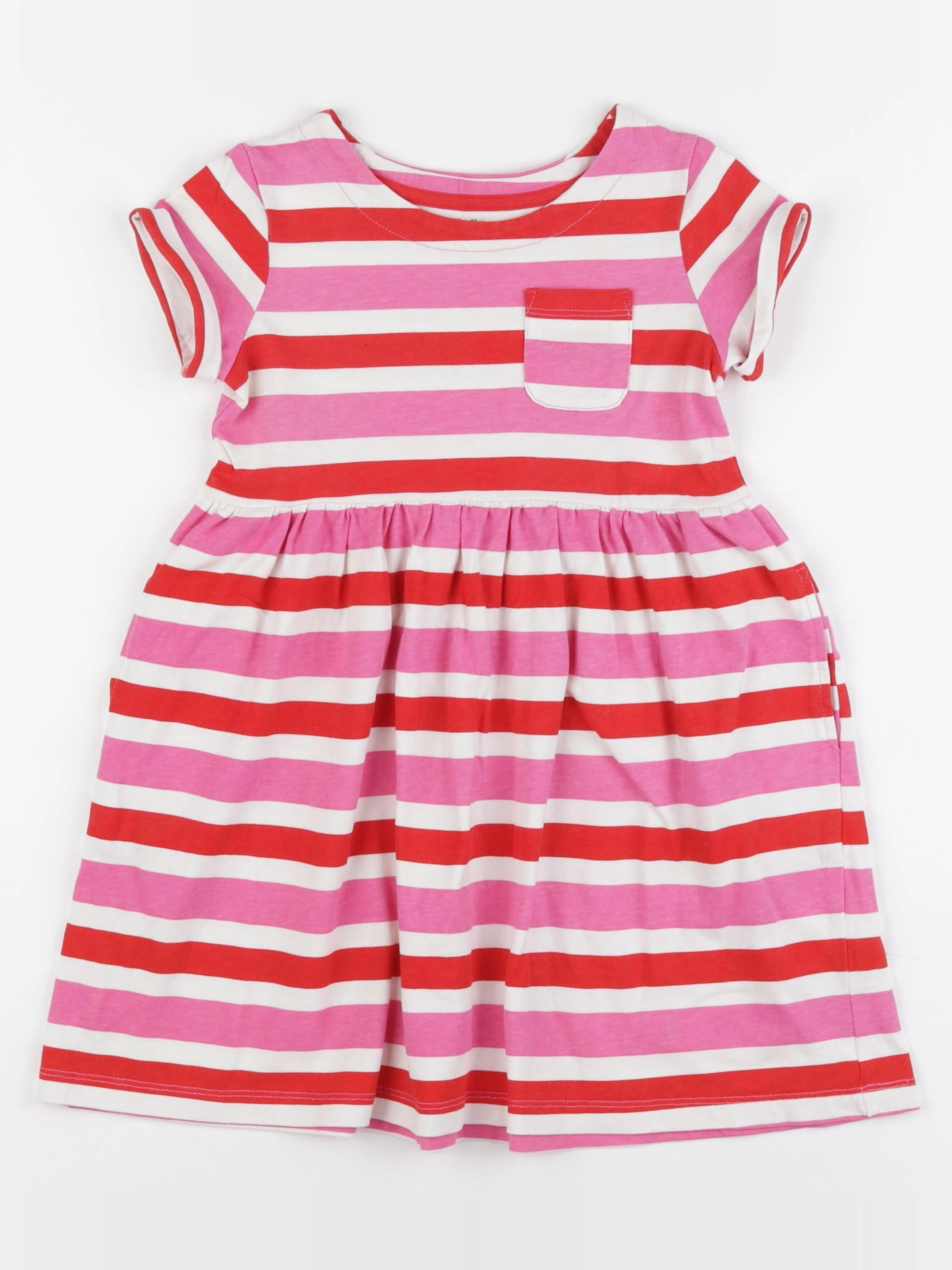 Mini Boden - robe rose - 4/5 ans