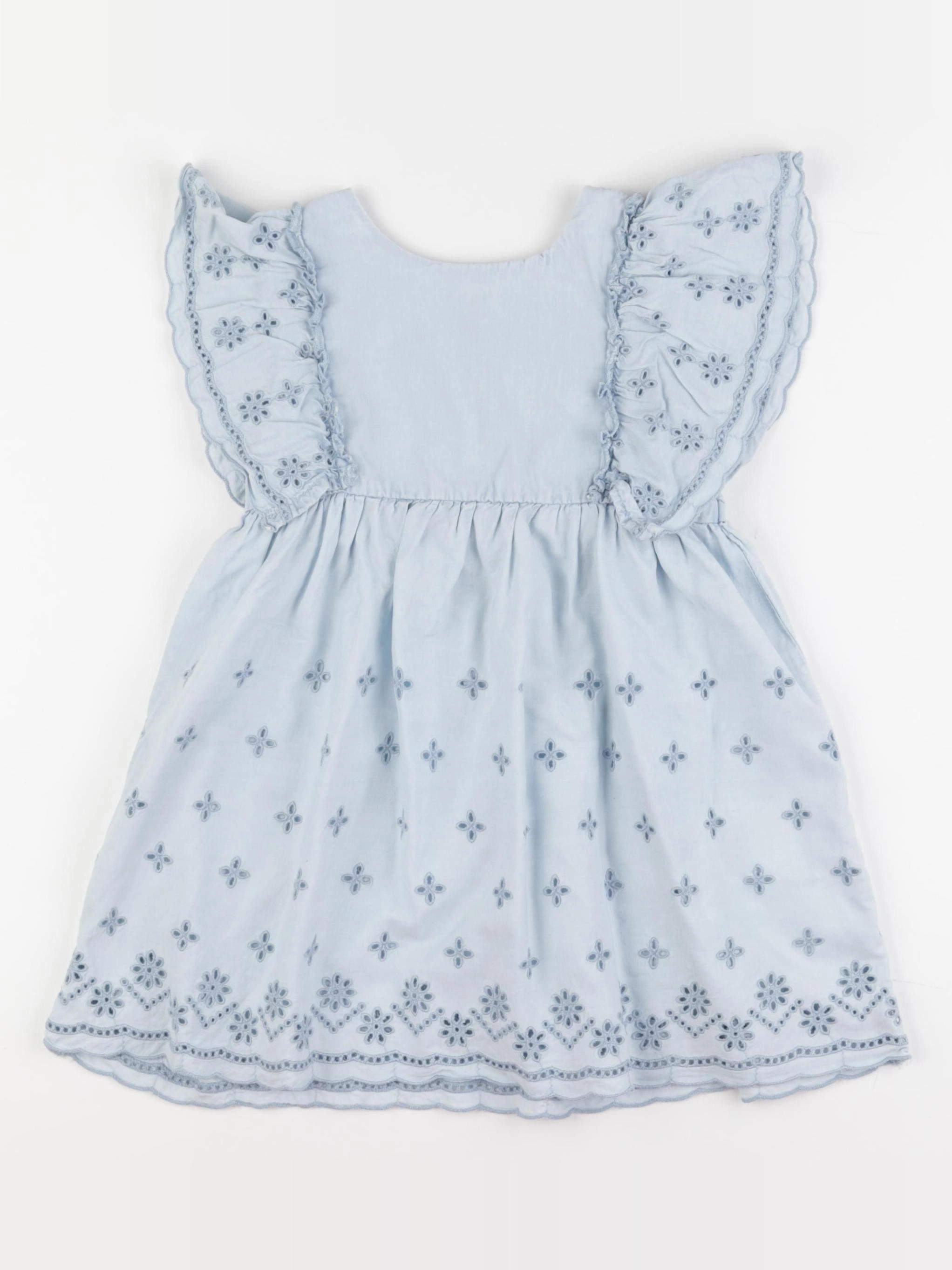 Zara - robe bleu - 3/4 ans