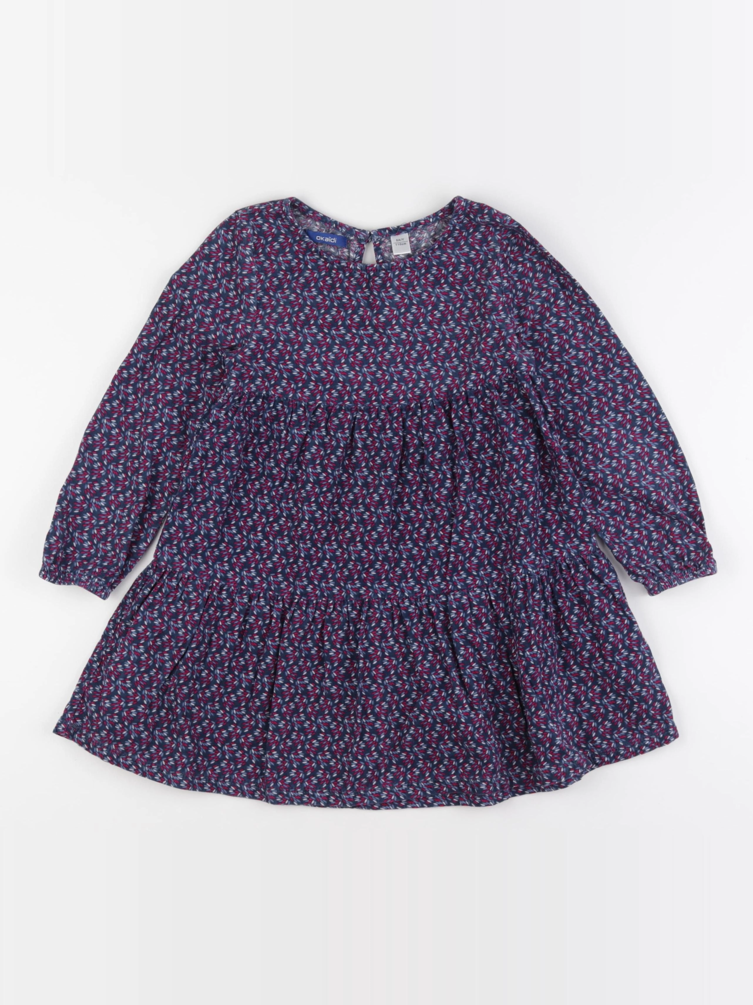 Okaidi - robe bleu - 5 ans