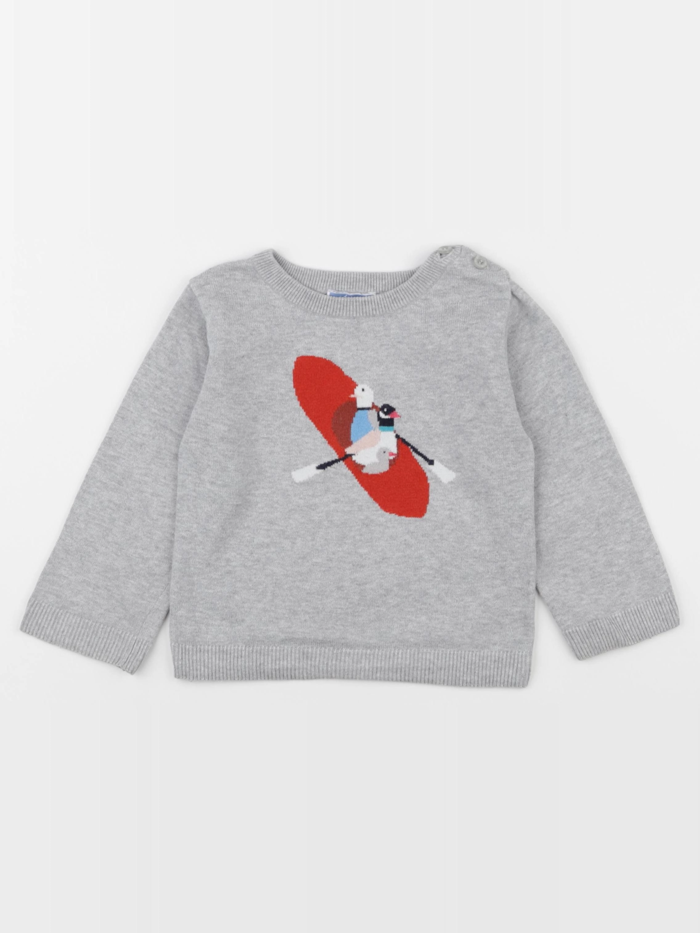 Jacadi - pull gris - 36 mois