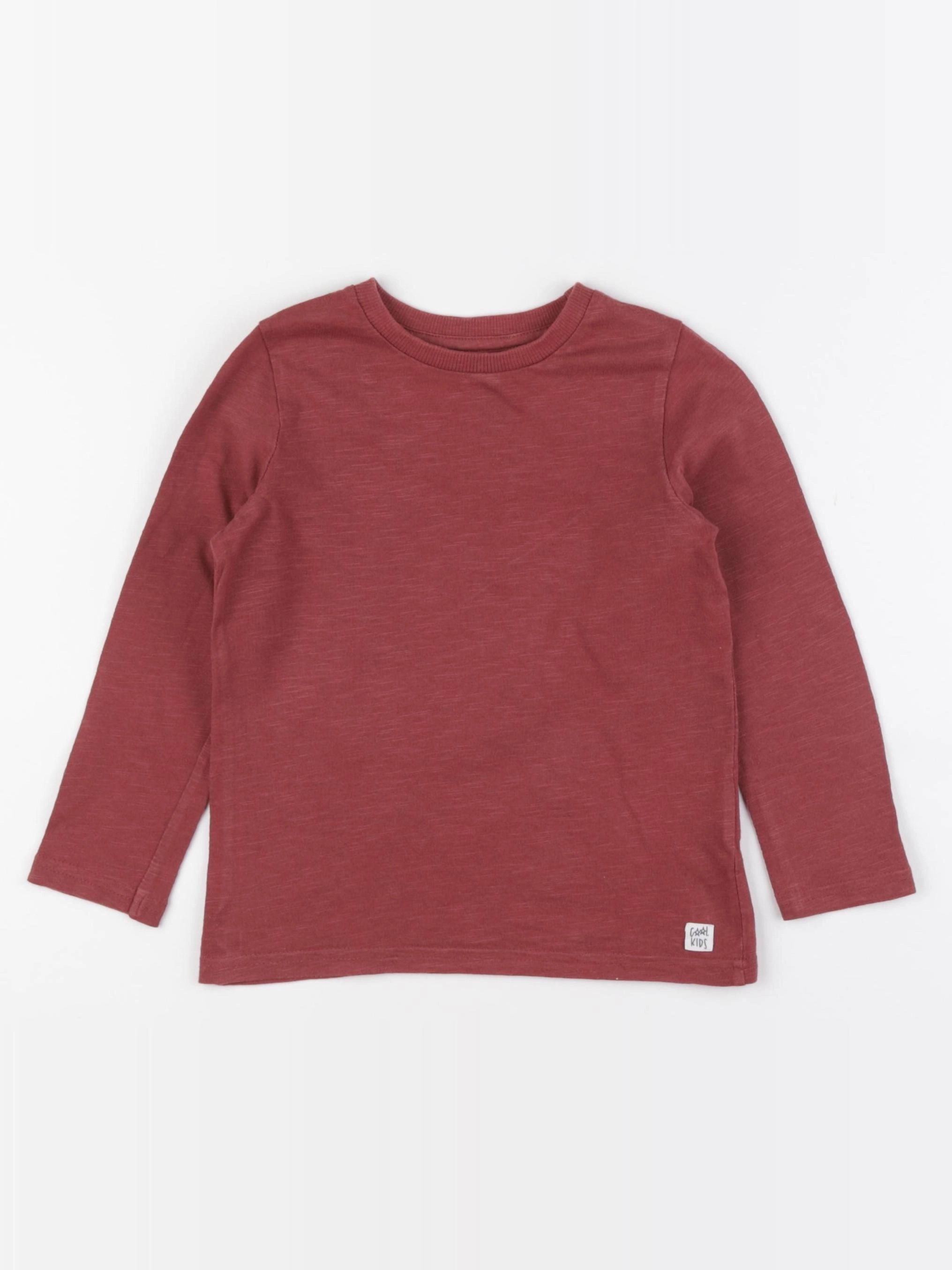 Vertbaudet - tee-shirt rouge - 4 ans