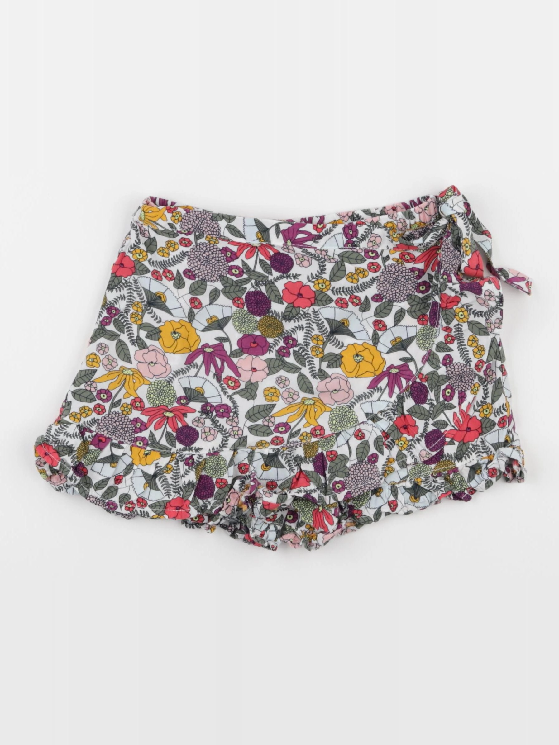 Vertbaudet - jupe short multicolore - 8 ans