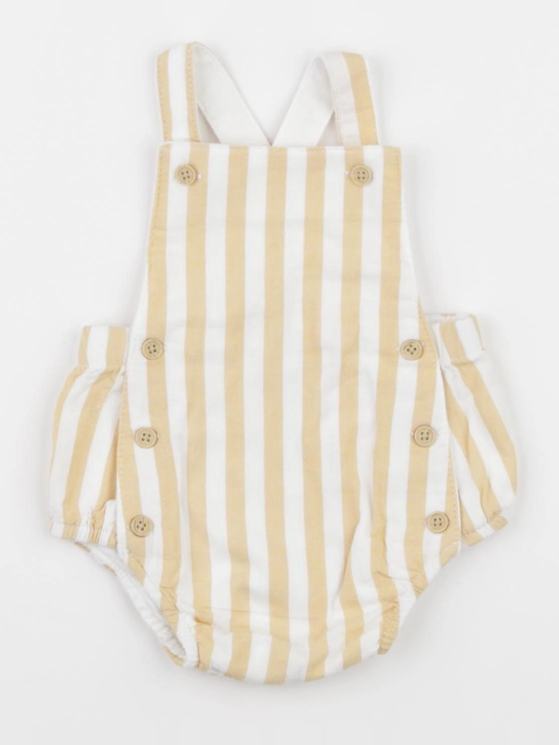 Vertbaudet - salopette beige - 1 mois