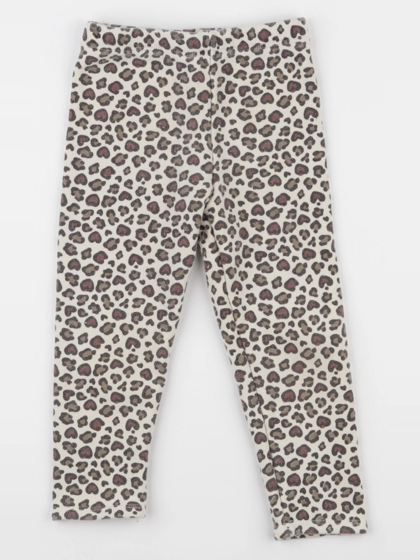 Vertbaudet - legging doublé beige, marron - 4 ans