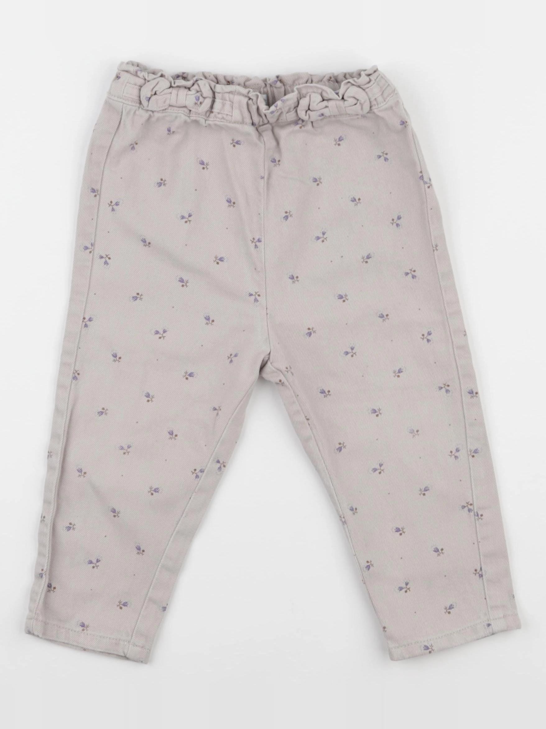 Vertbaudet - jean beige - 24 mois