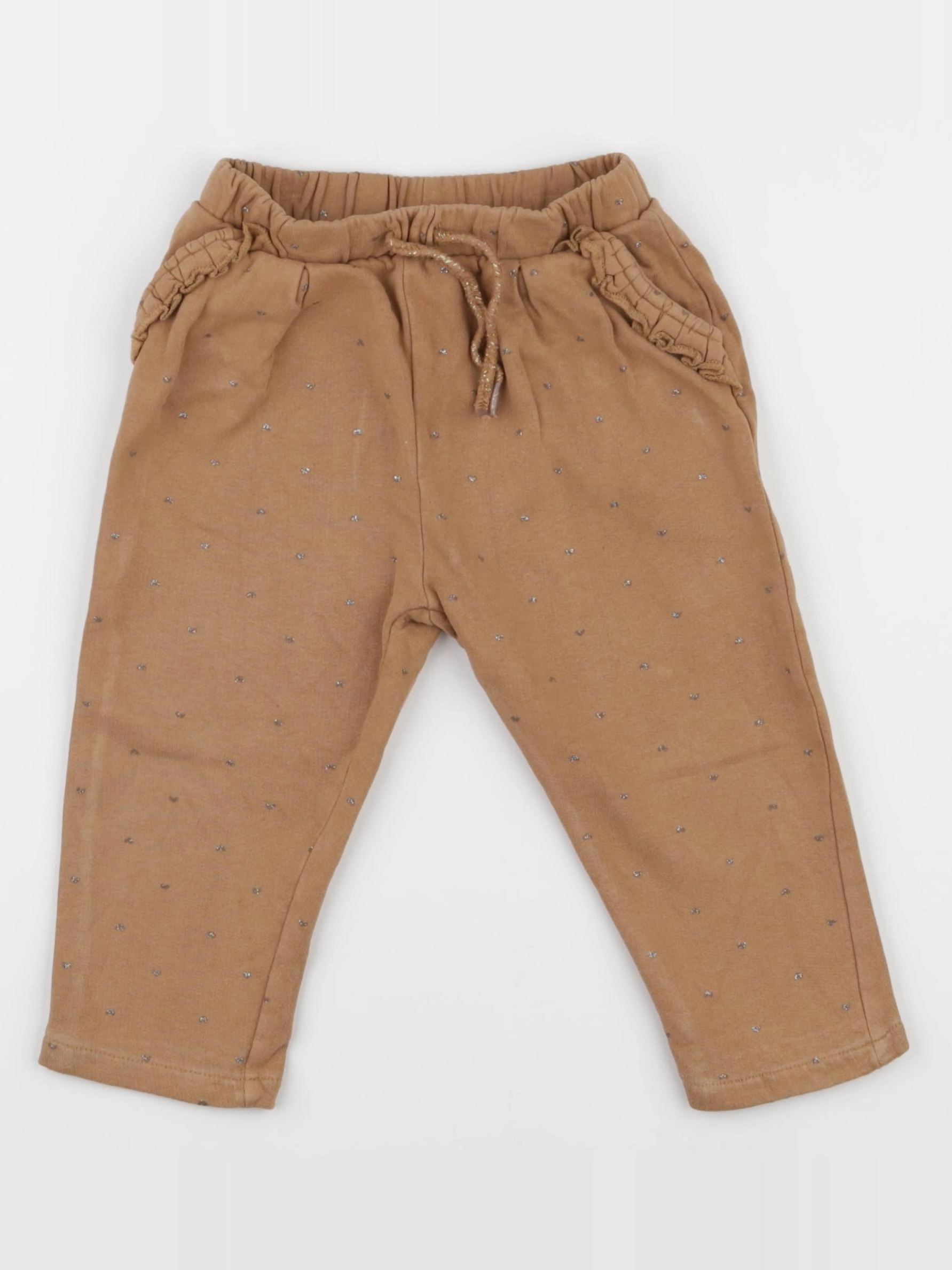 Vertbaudet - jogging marron, or - 24 mois