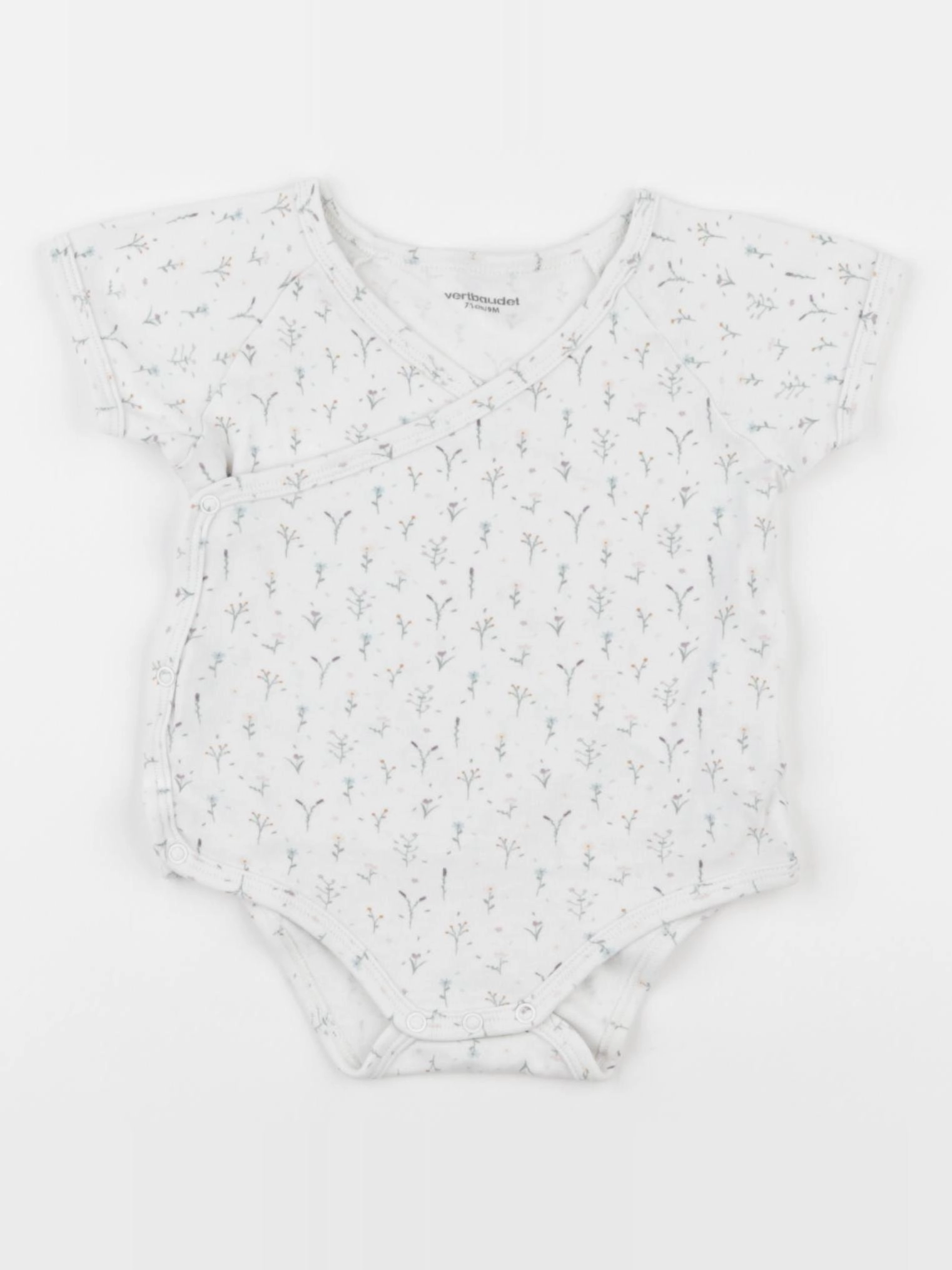 Vertbaudet - body blanc - 9 mois