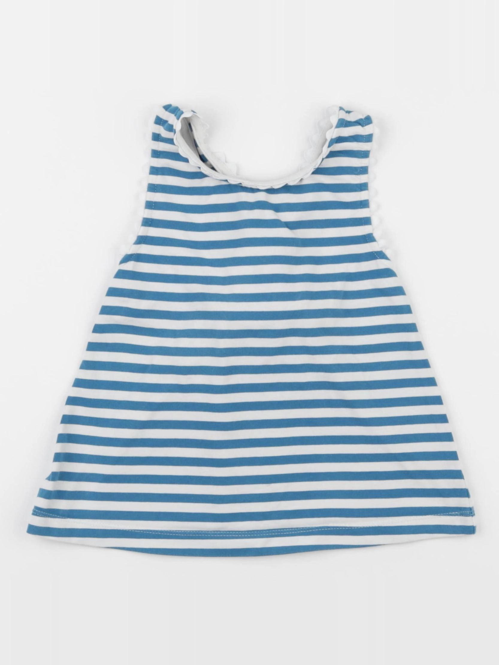 Jacadi - débardeur blanc, bleu - 4 ans