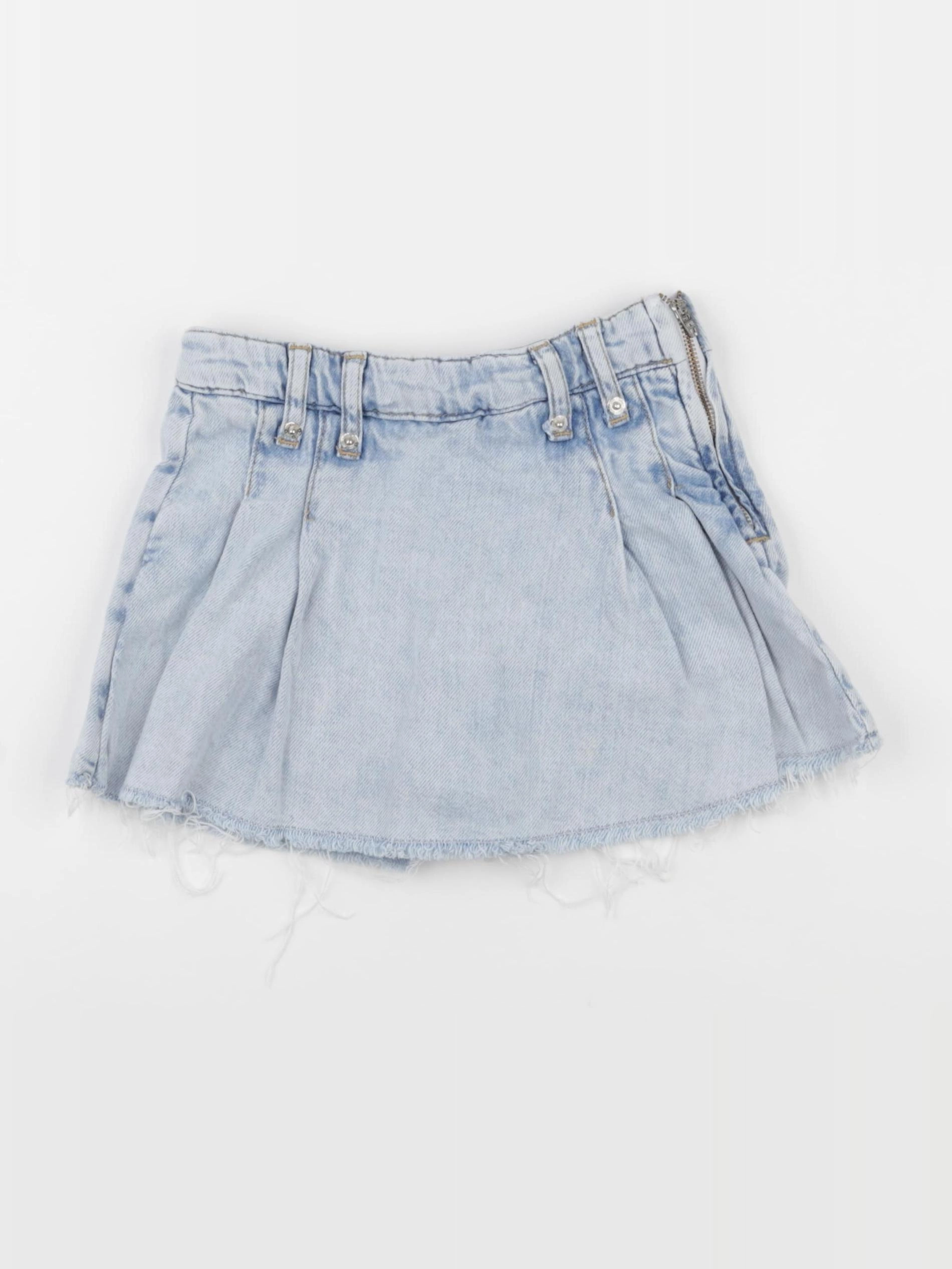 Zara - jupe short bleu - 7 ans