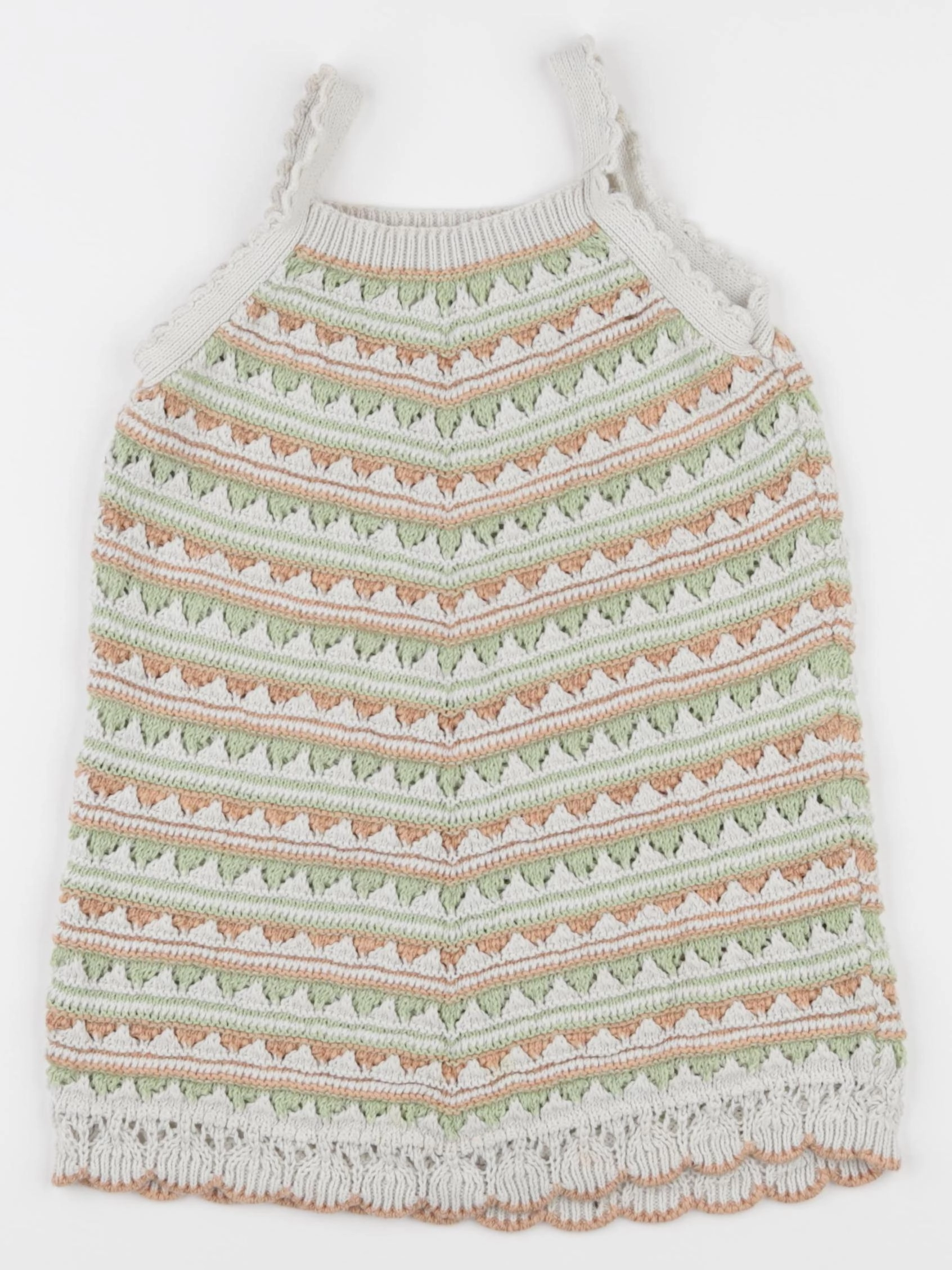 Zara - robe vert - 6/7 ans