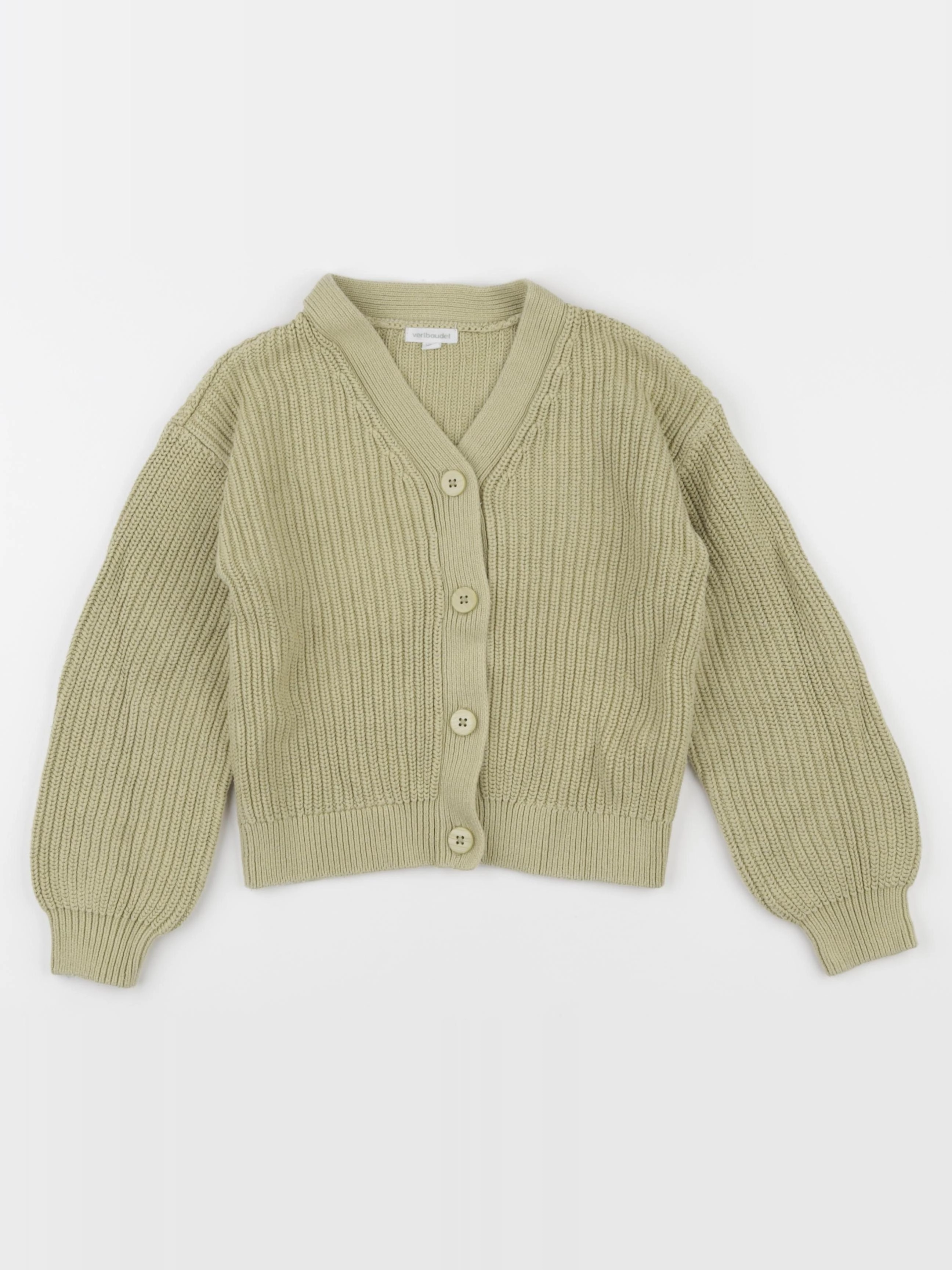 Vertbaudet - gilet vert - 8 ans