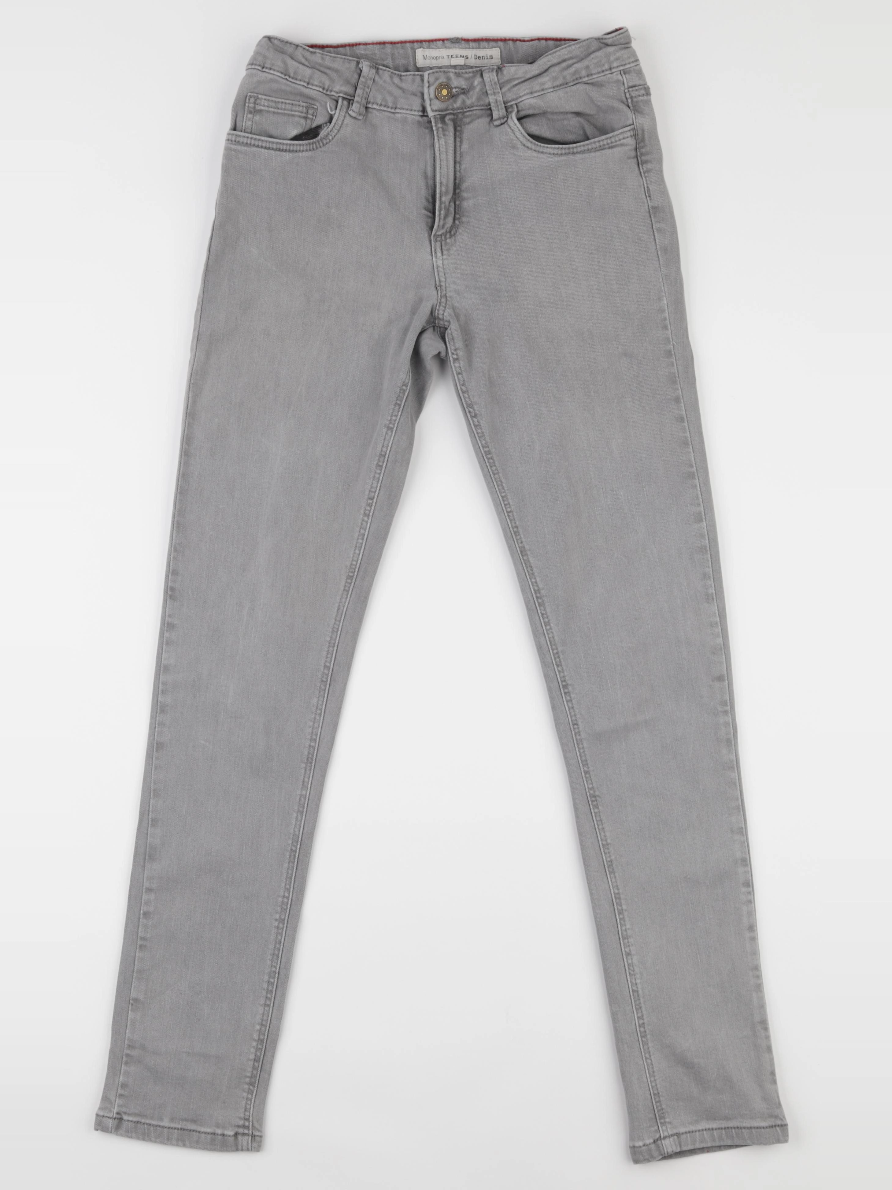Monoprix - jean gris - 14 ans