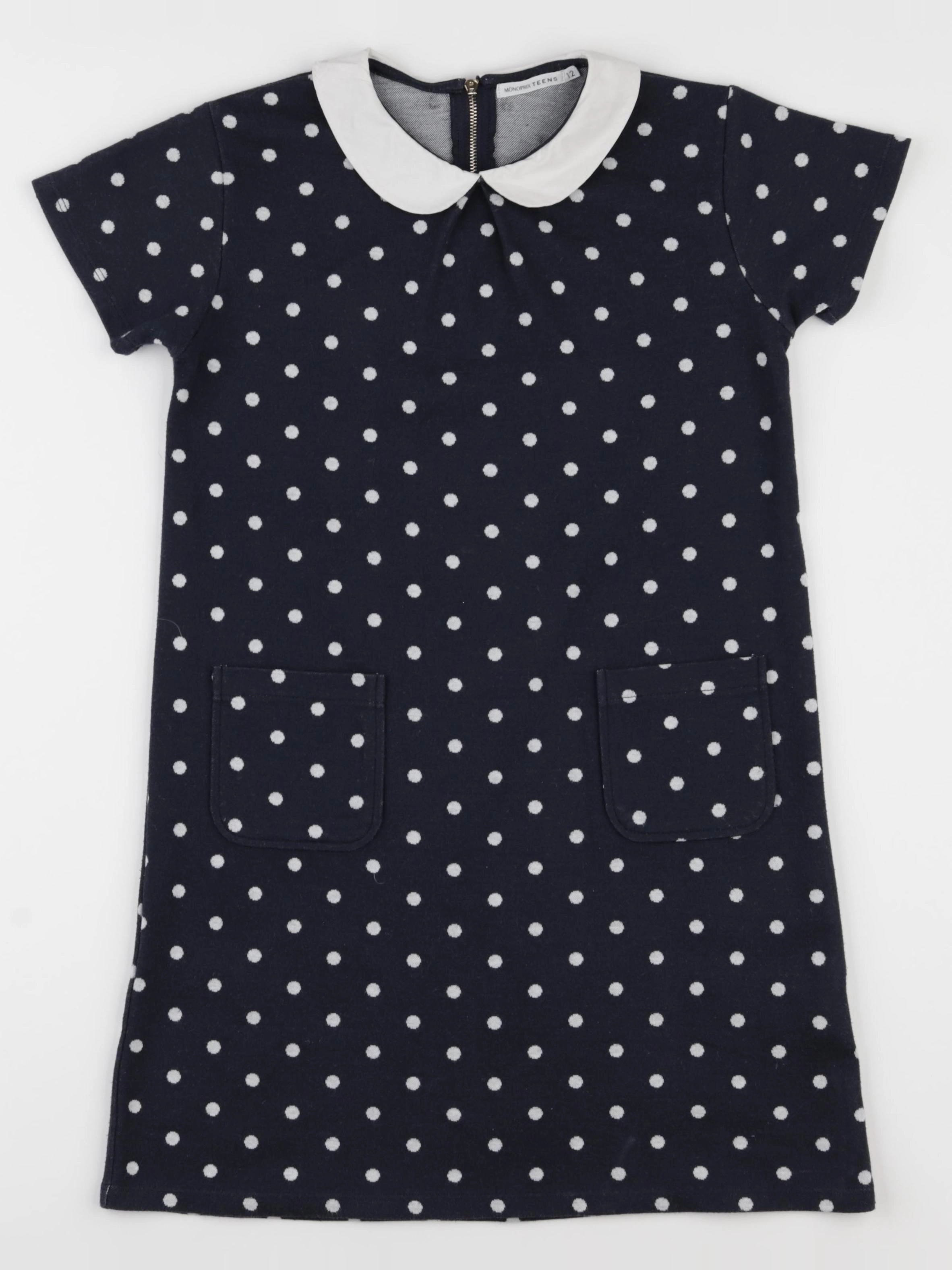 Monoprix - robe bleu - 12 ans