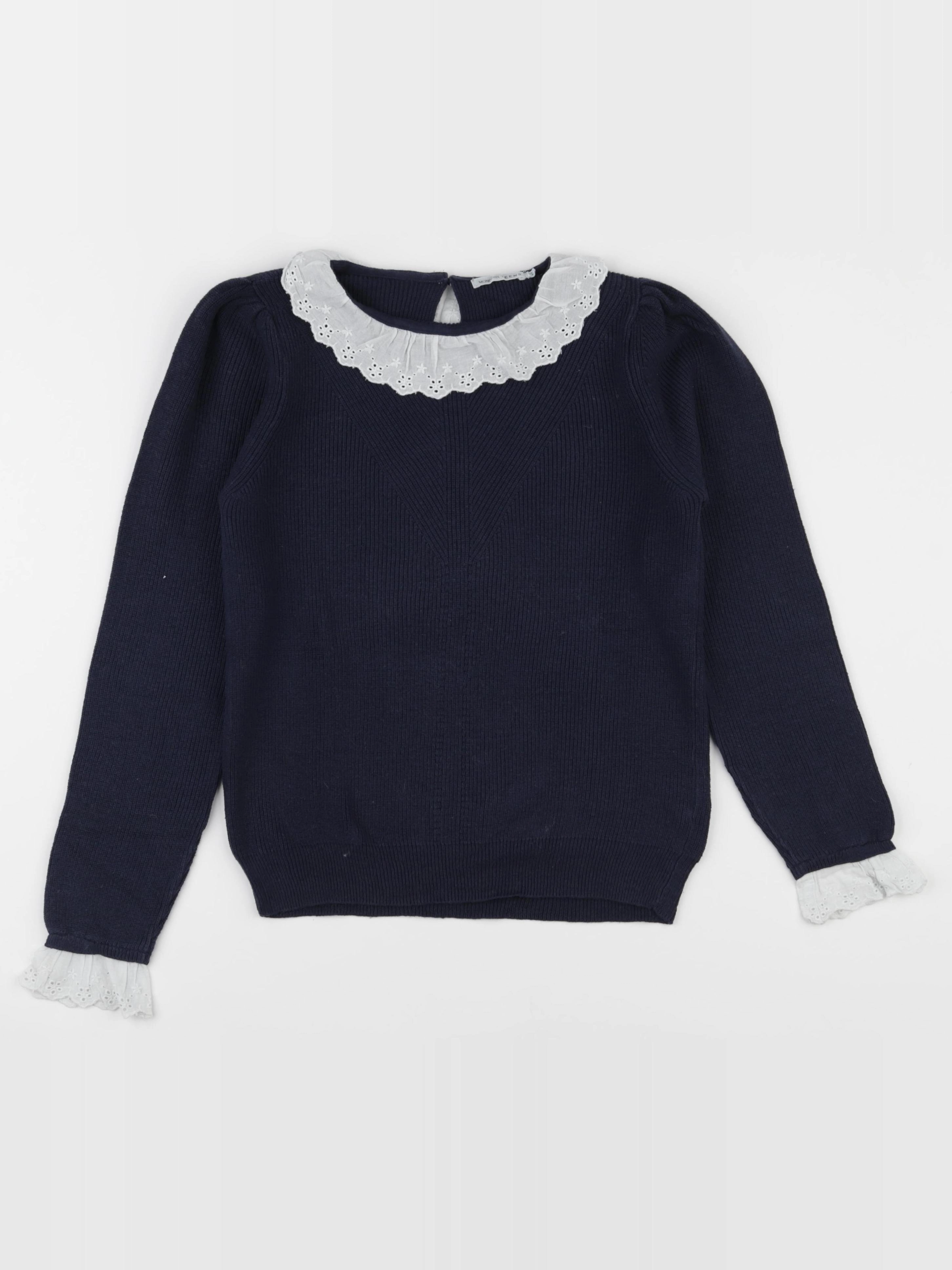 Monoprix - pull bleu - 12 ans