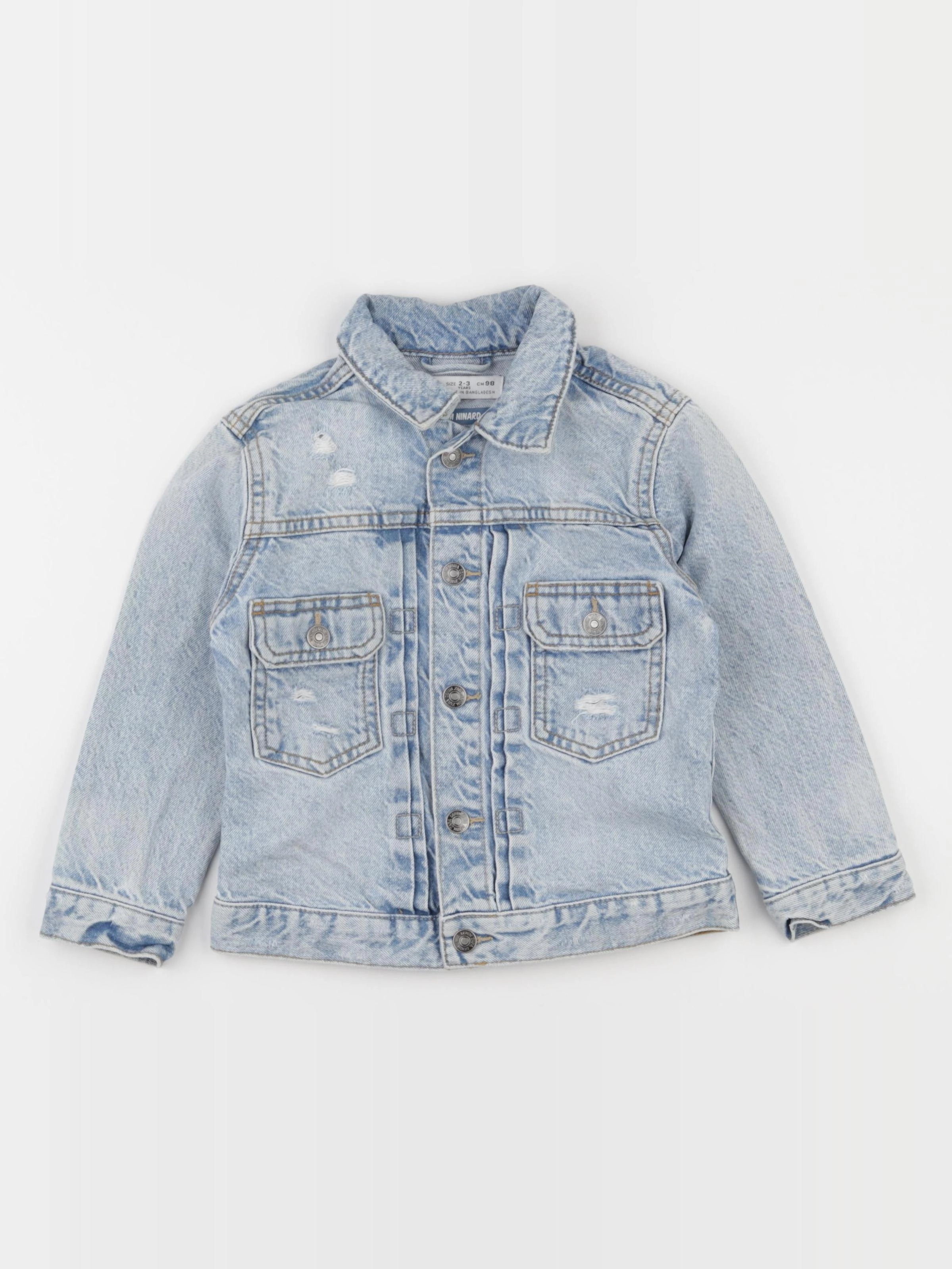 Zara - veste bleu - 2/3 ans