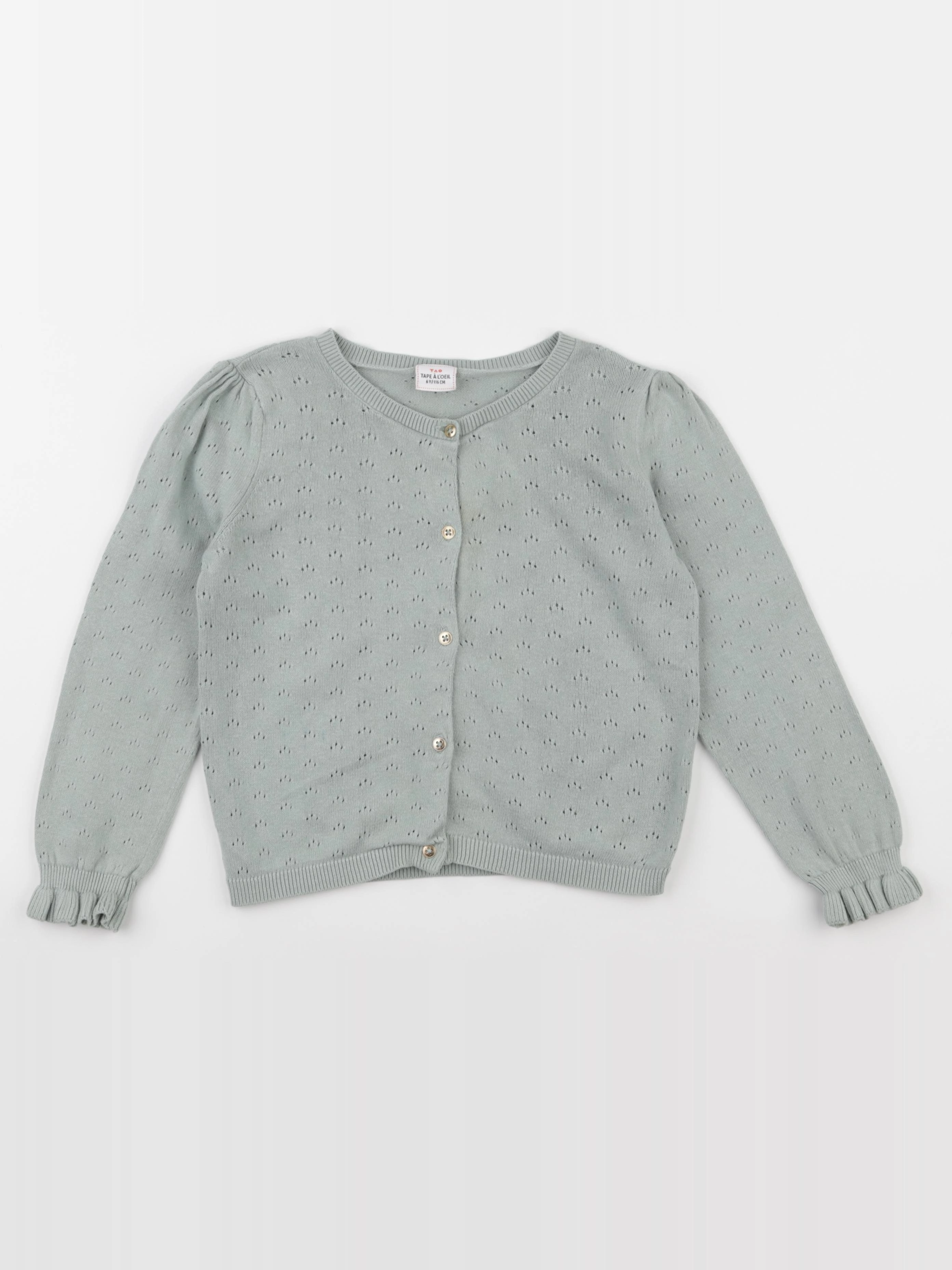 Tape à l'oeil - gilet vert - 4 ans