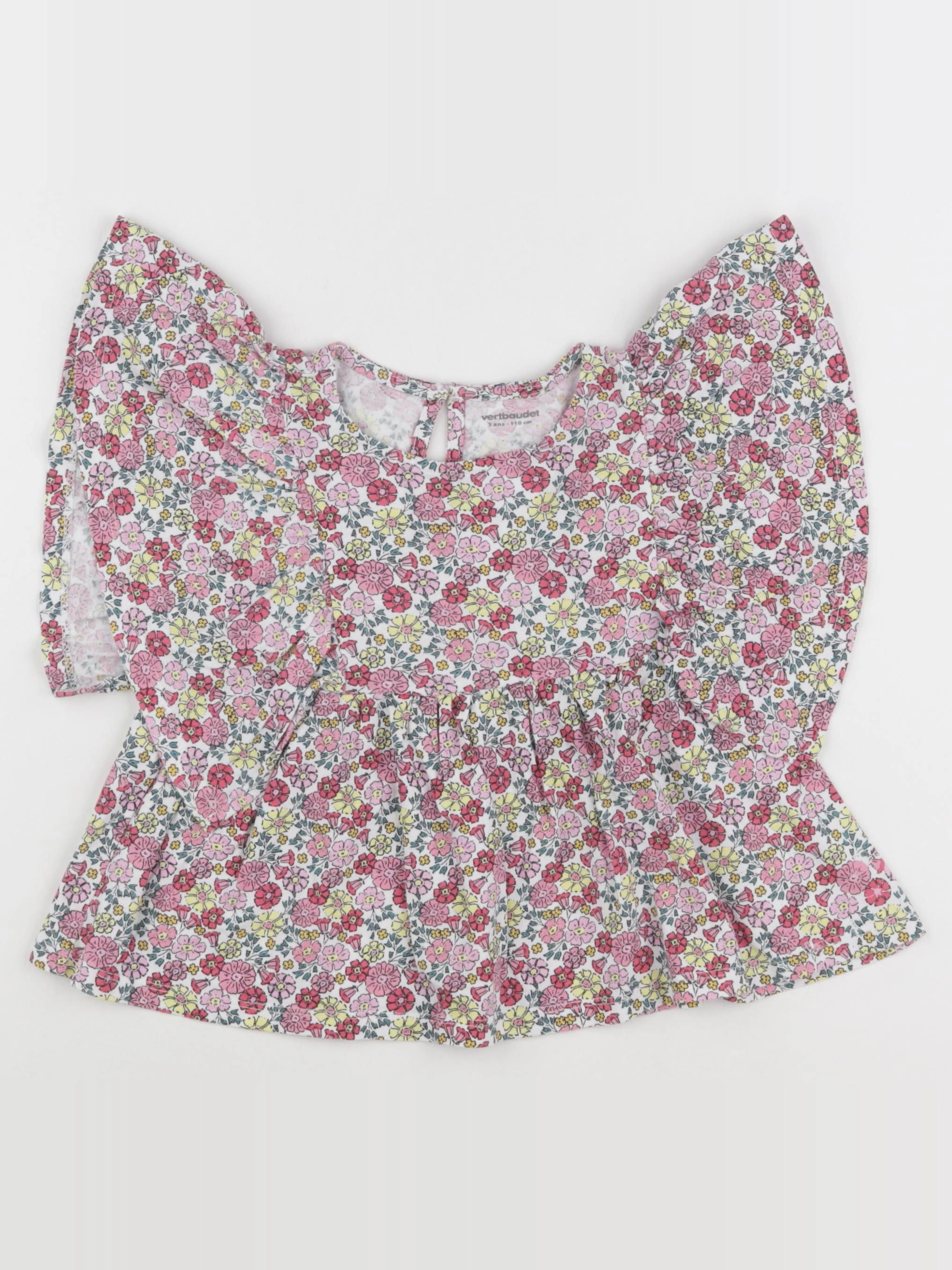 Vertbaudet - tee-shirt multicolore - 5 ans