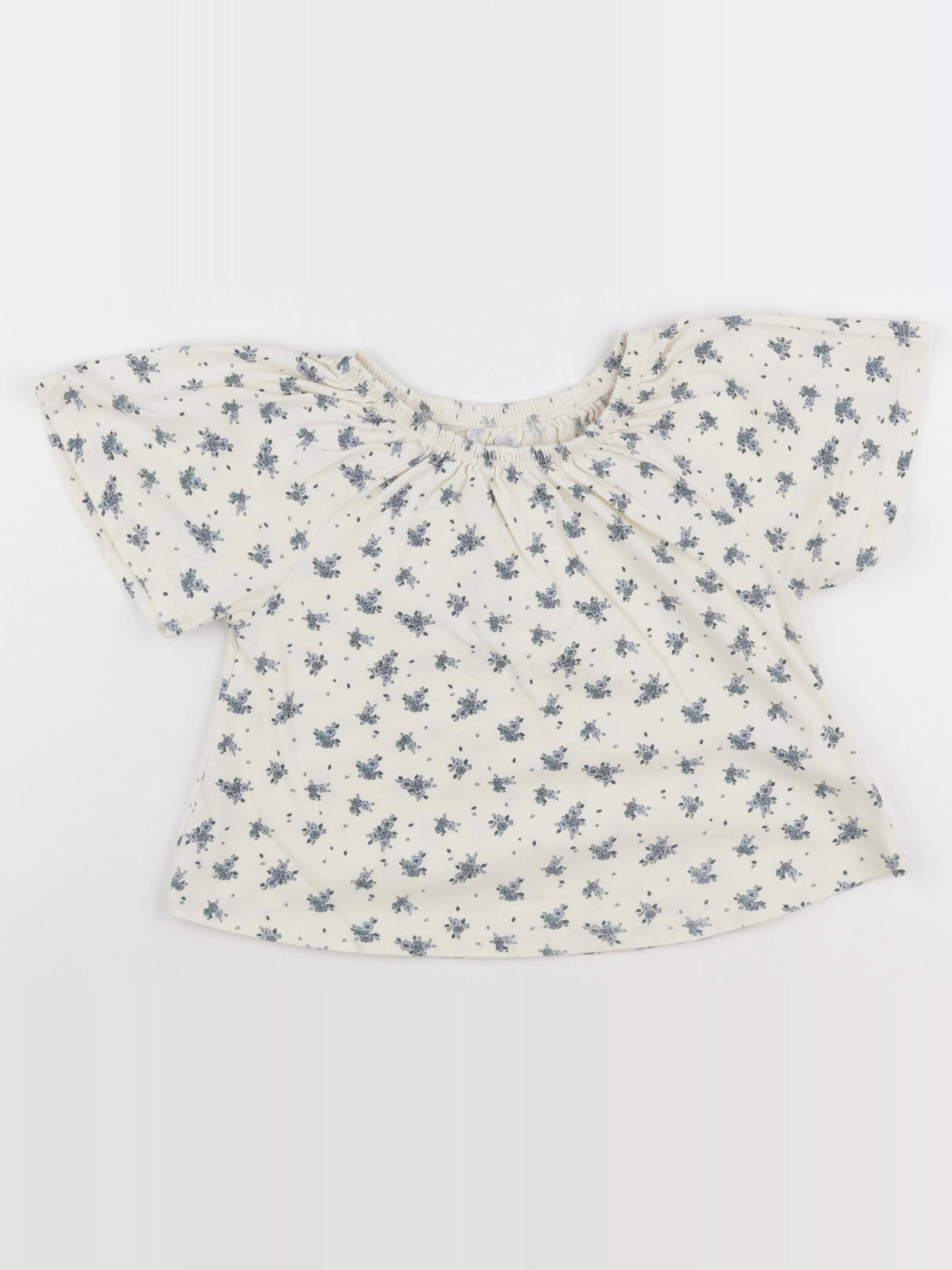 Vertbaudet - tee-shirt bleu - 4 ans