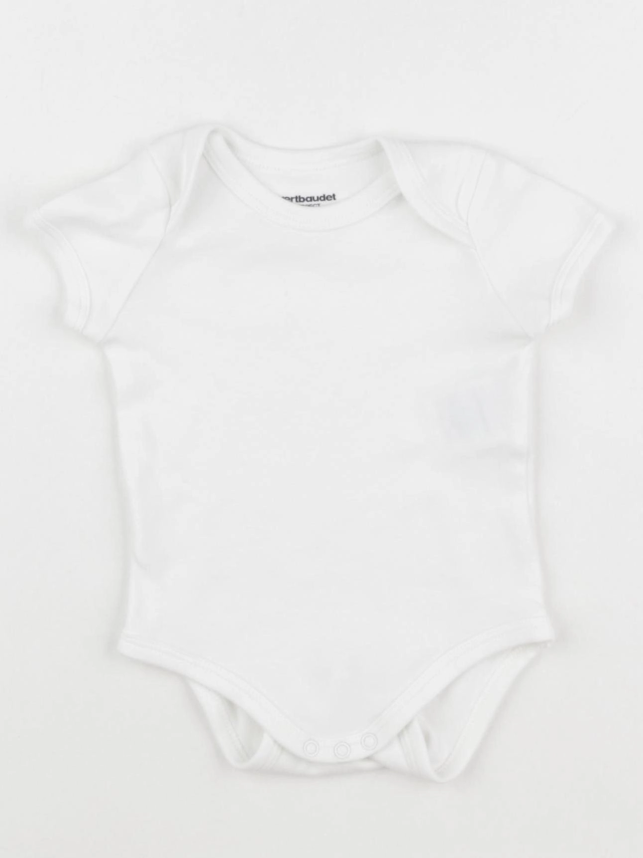 Vertbaudet - body blanc - 6 mois
