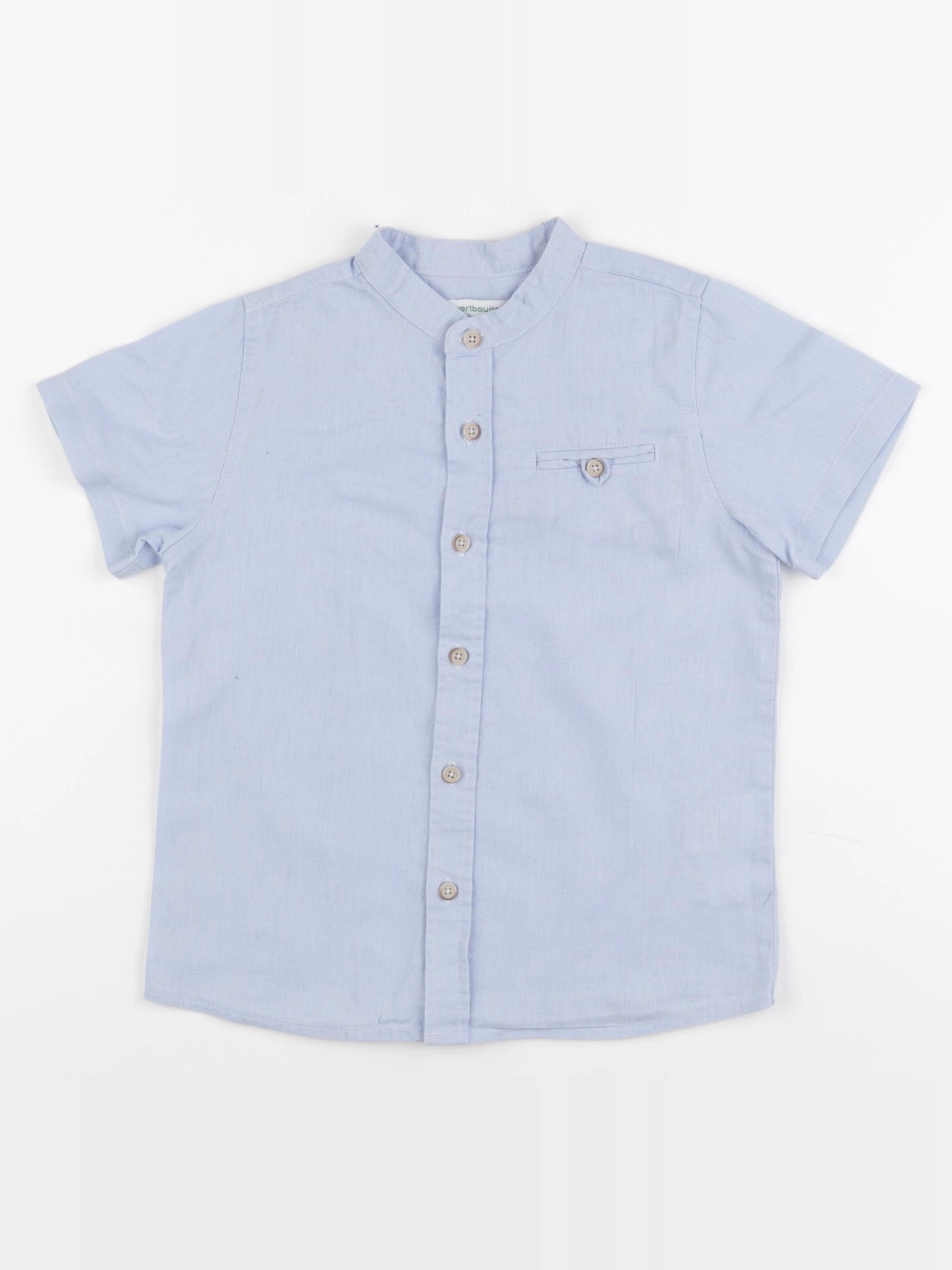 Vertbaudet - chemise bleu - 6 ans