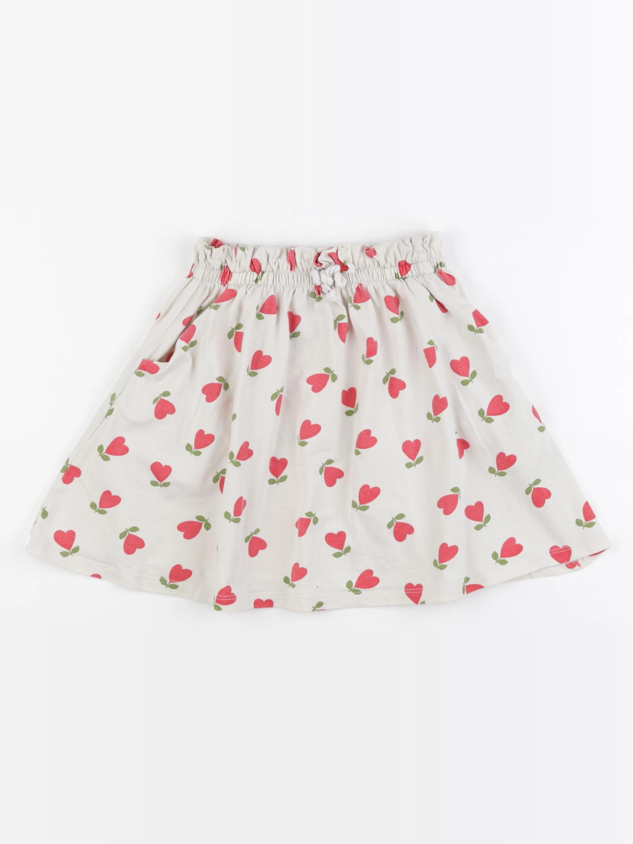 Vertbaudet - jupe rouge - 8 ans