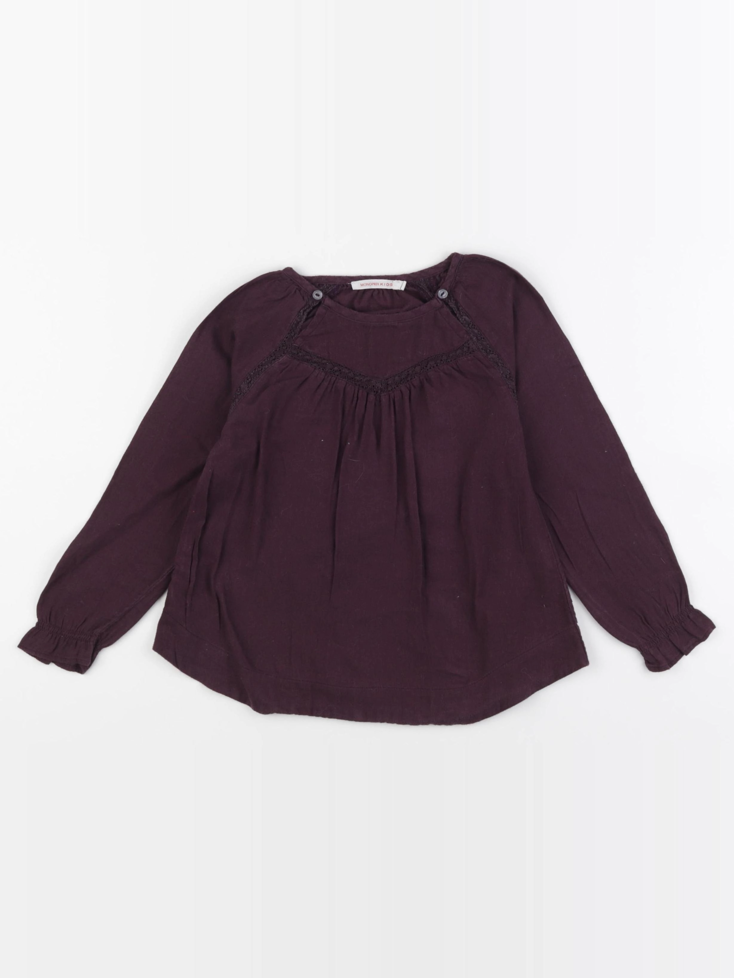 Monoprix - blouse violet - 5 ans