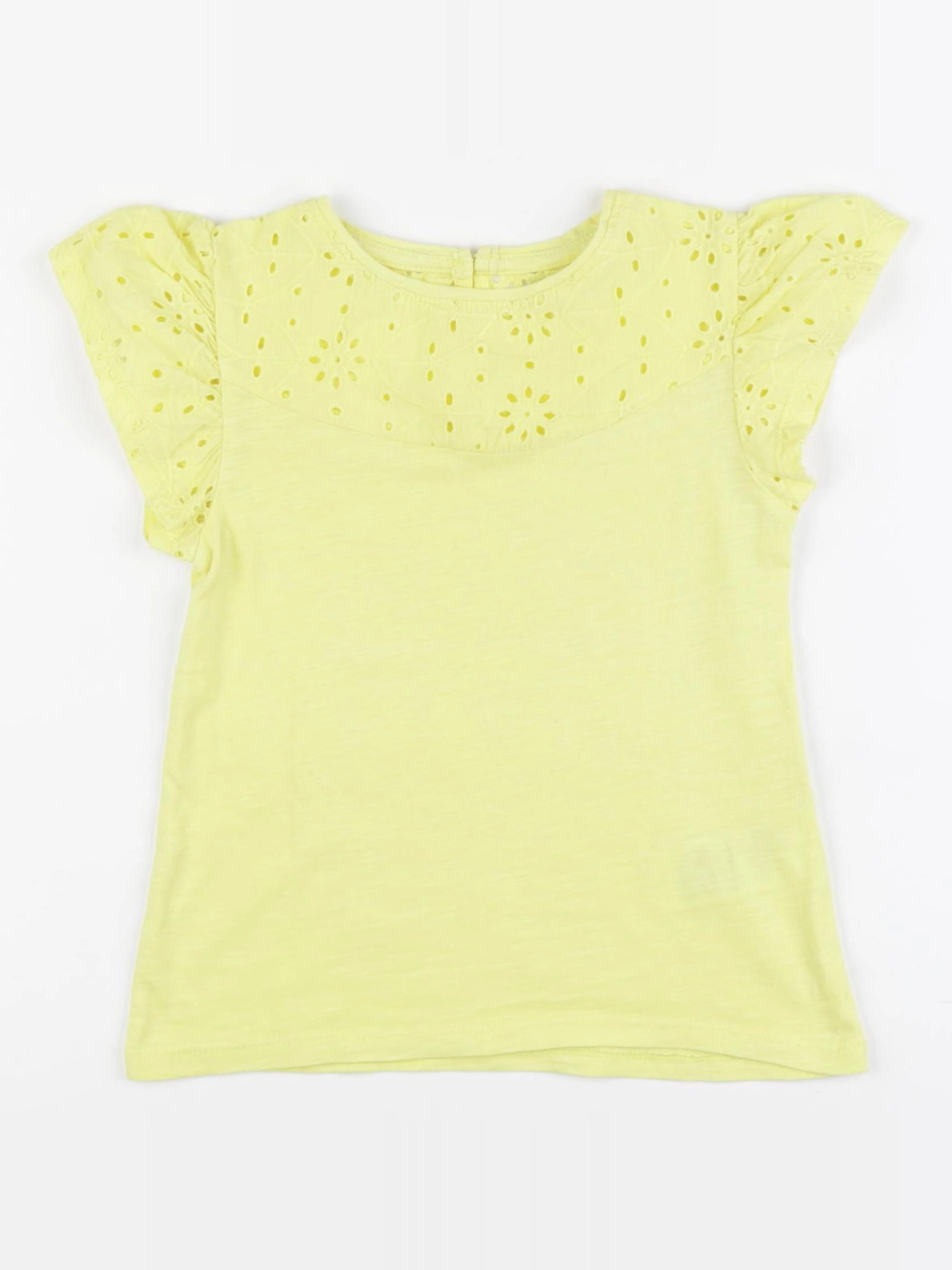 Vertbaudet - tee-shirt jaune - 6 ans