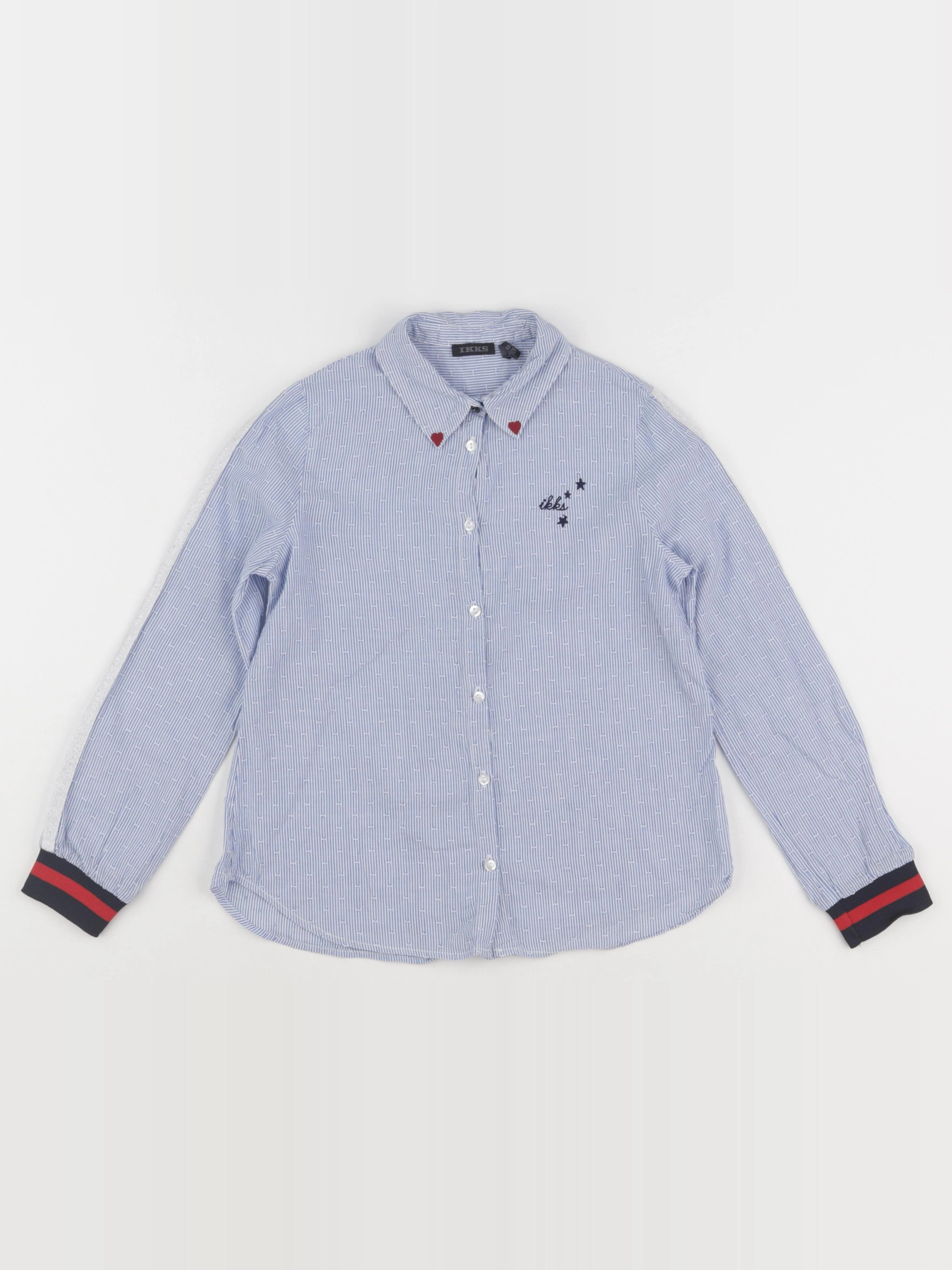IKKS - chemise bleu - 8 ans