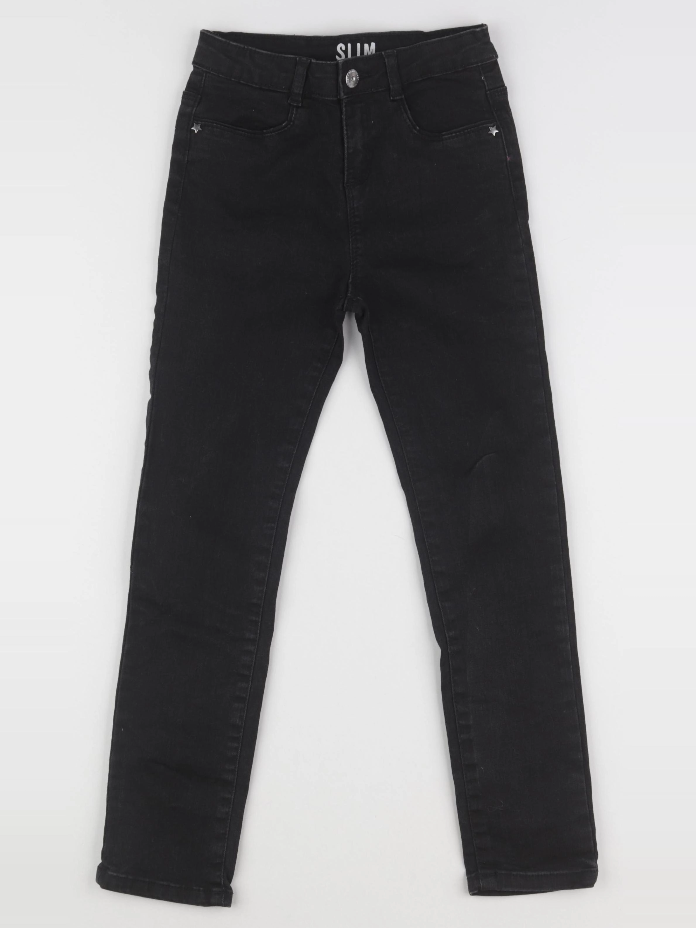 Vertbaudet - jean noir - 8 ans