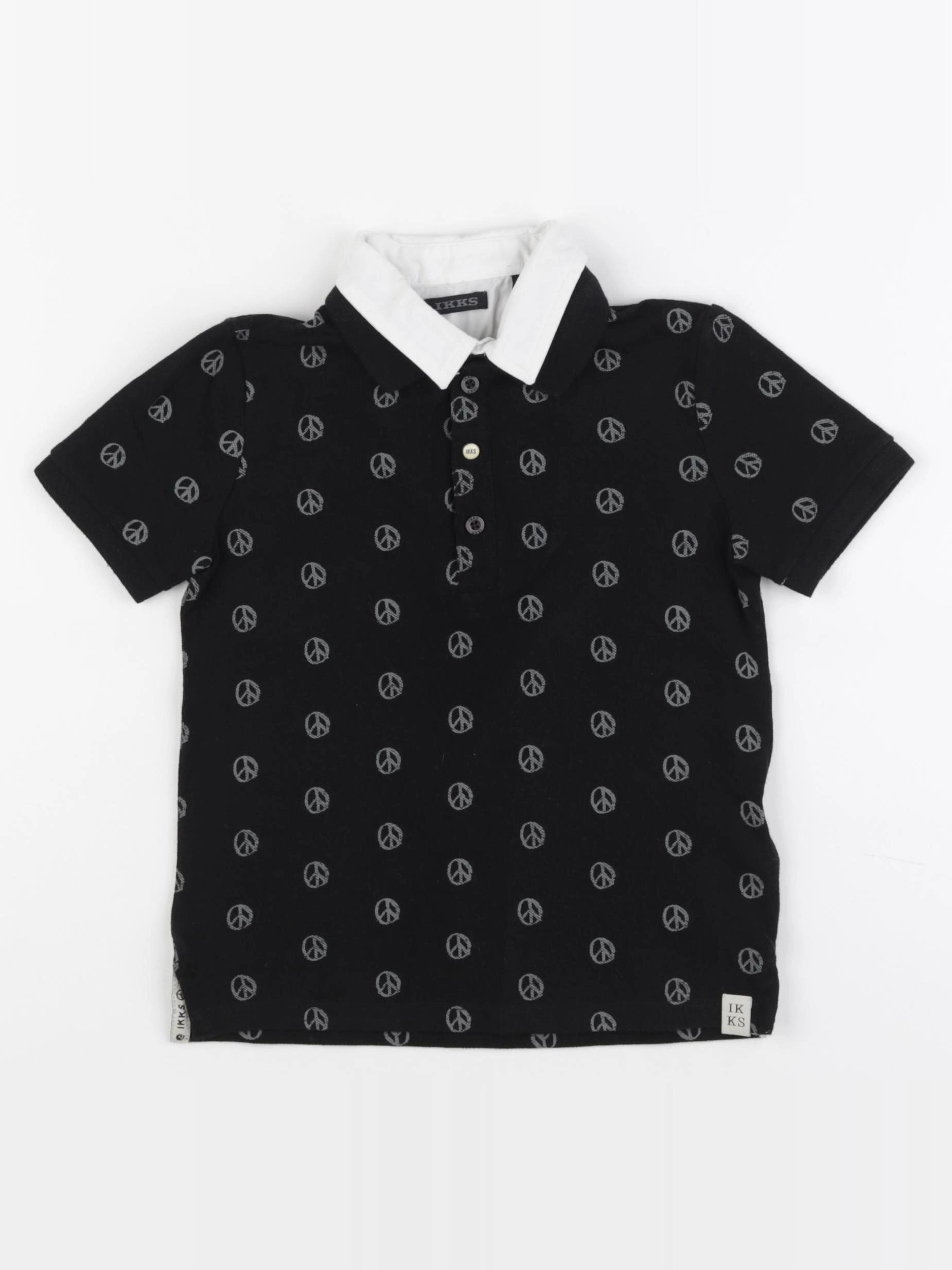 IKKS - polo noir - 4 ans