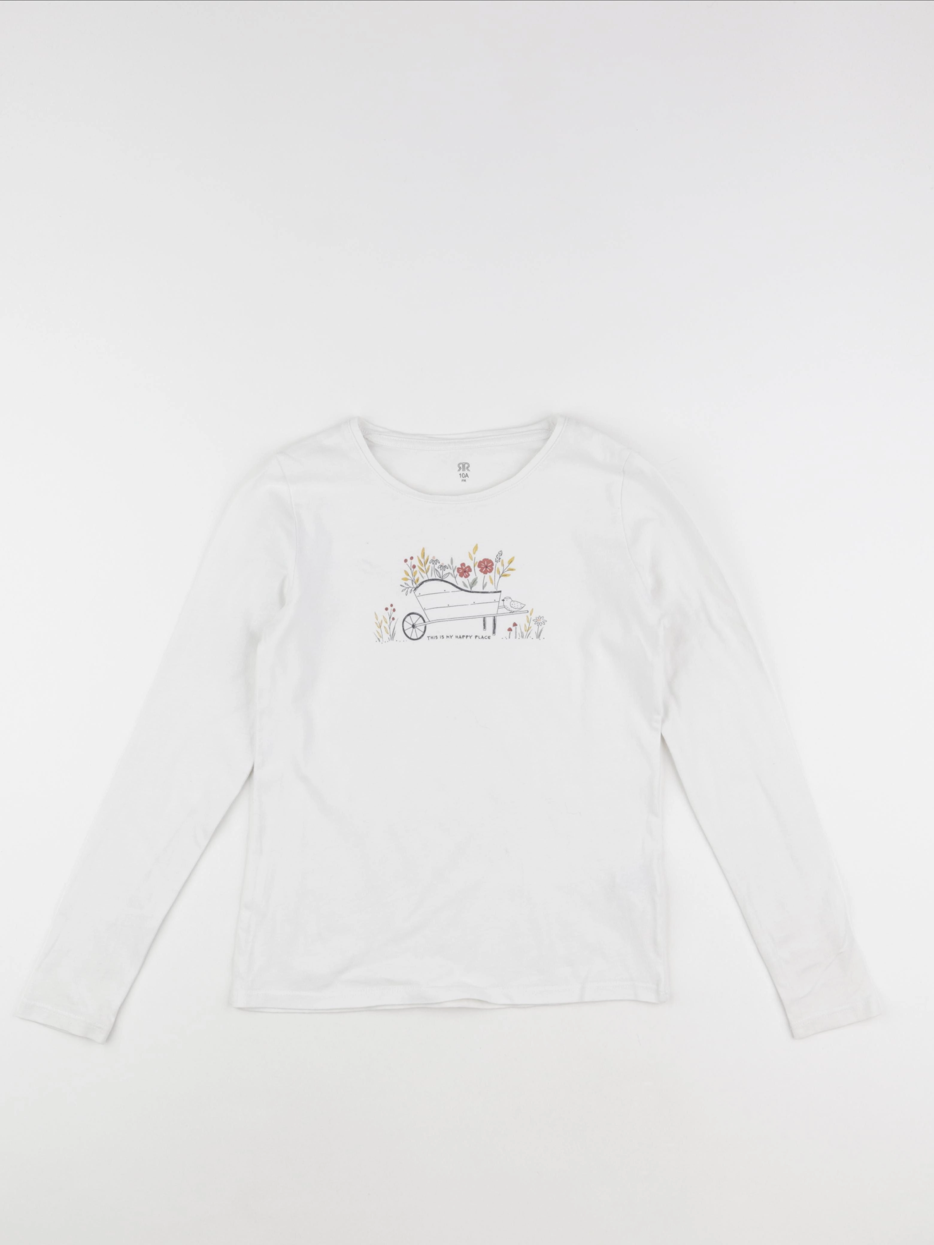 La Redoute - tee-shirt blanc - 10 ans